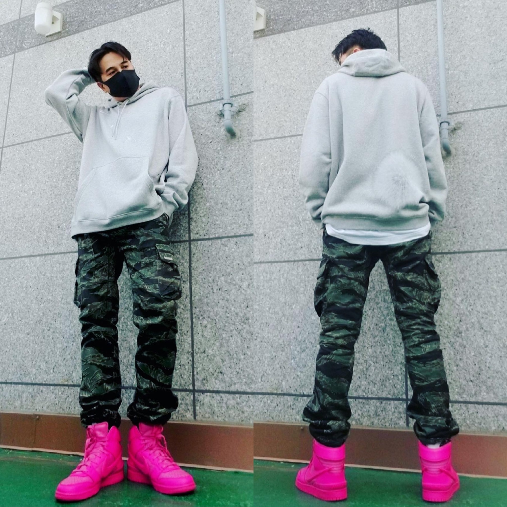 Nike x Ambush Dunk High Cosmic Fuchsia 착용 스타일