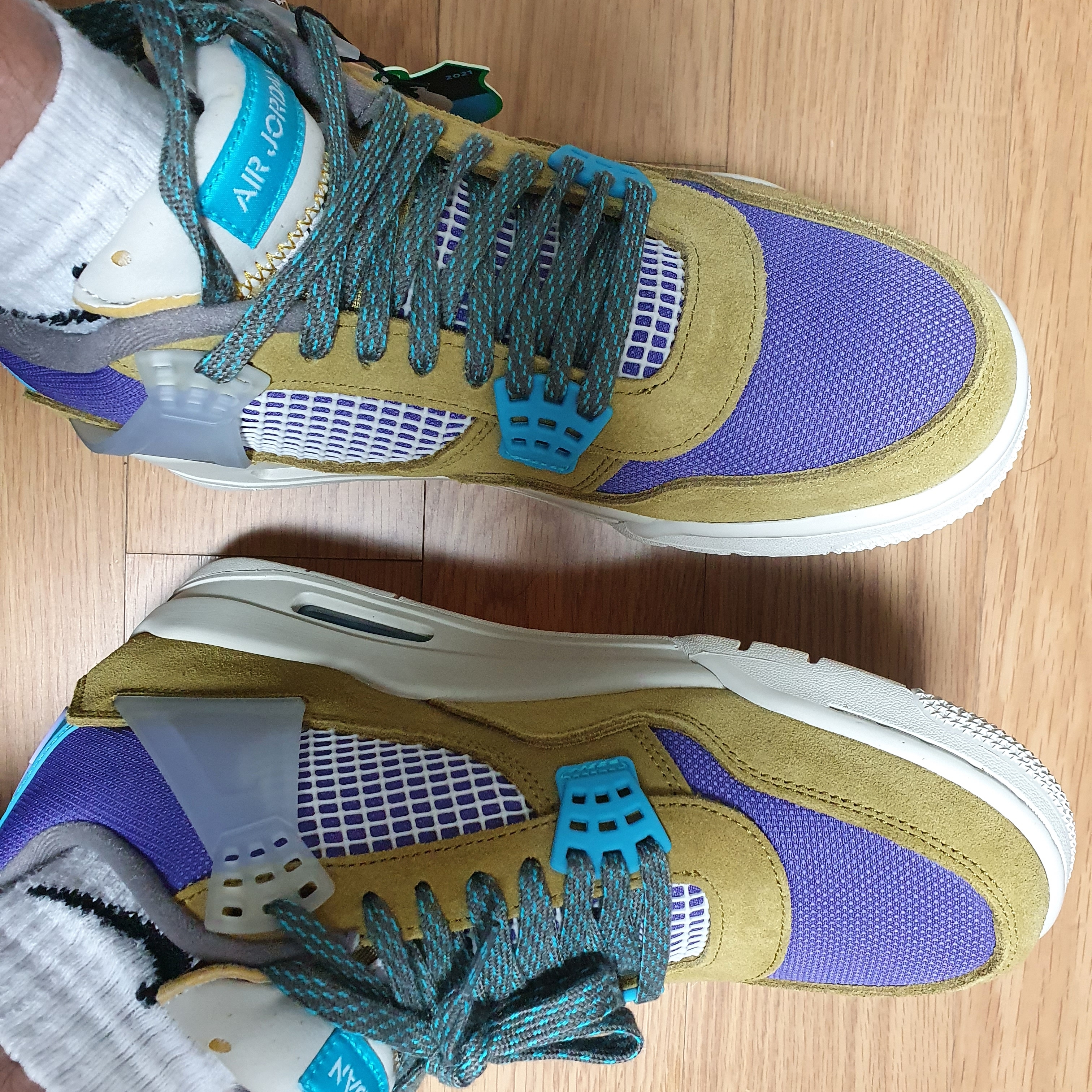 Jordan 4 x Union Retro SP Desert Moss 착용 스타일