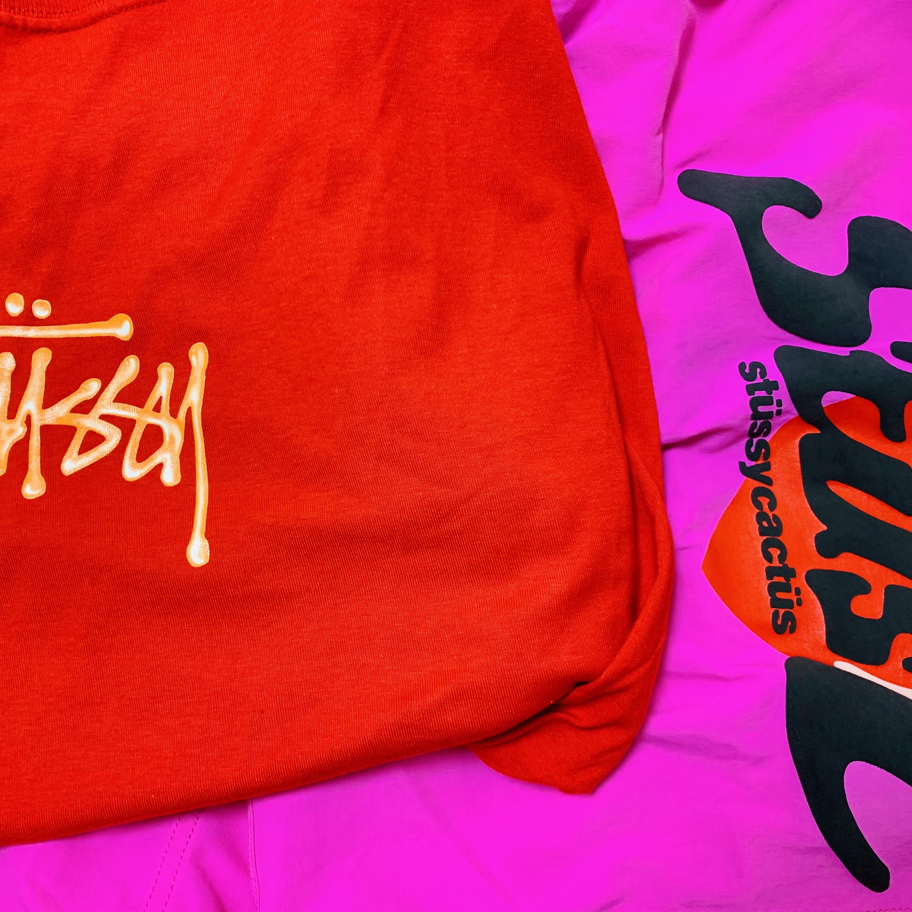 Stussy x Cactus Plant Flea Market Shorts Pink 착용 스타일