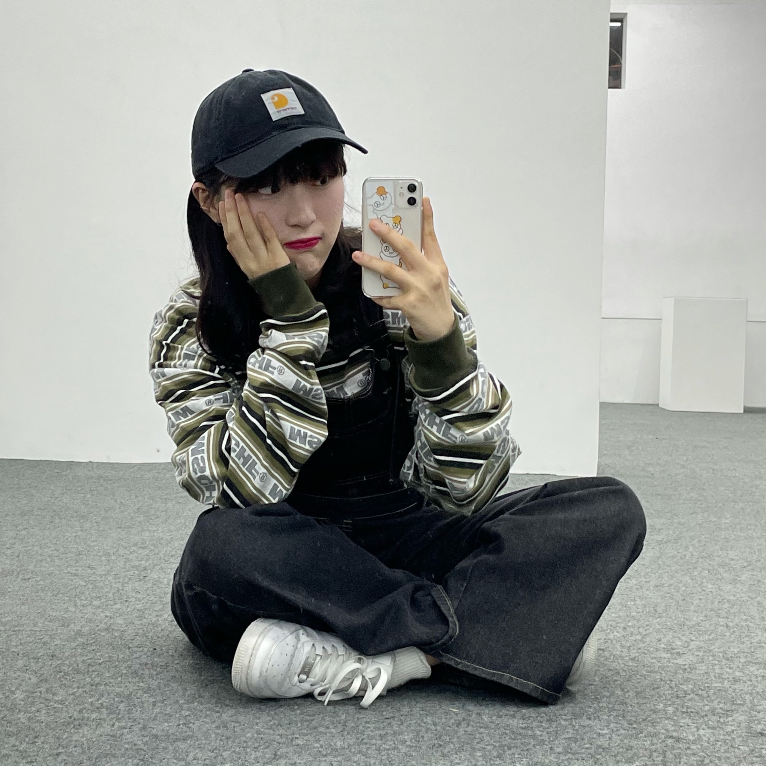 Nike Air Force 1 '07 Low White, (W) Nike Air Force 1 '07 Low White 착용 스타일 - 3
