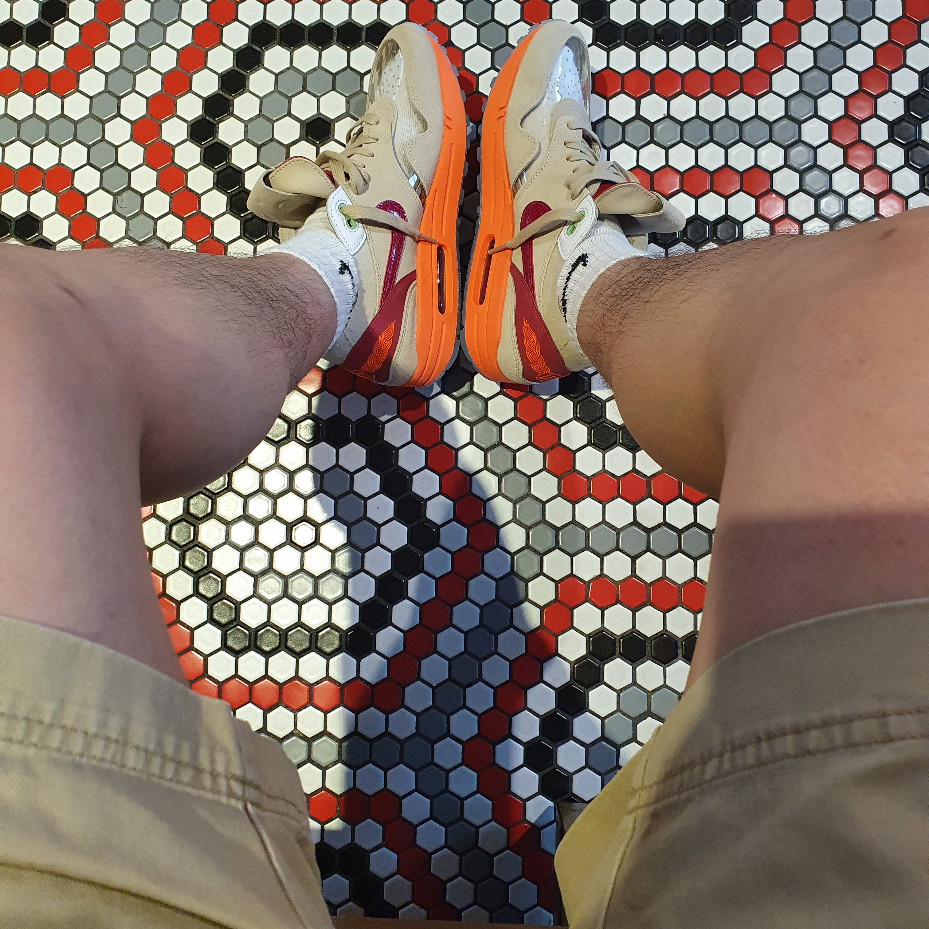 Nike x Clot Air Max 1 Net 착용 스타일