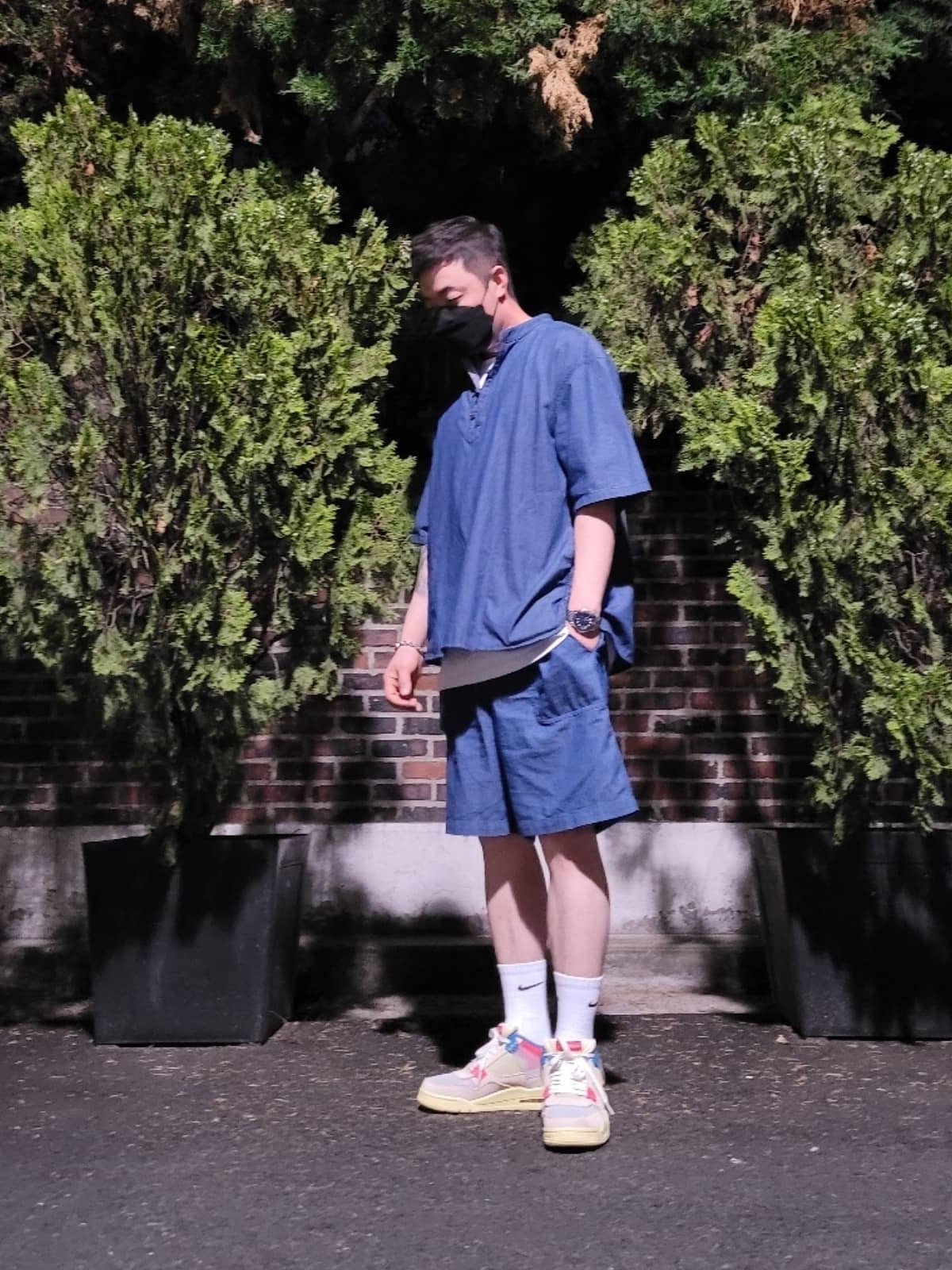 Jordan 4 x Union Retro Guava Ice 착용 스타일 - 2