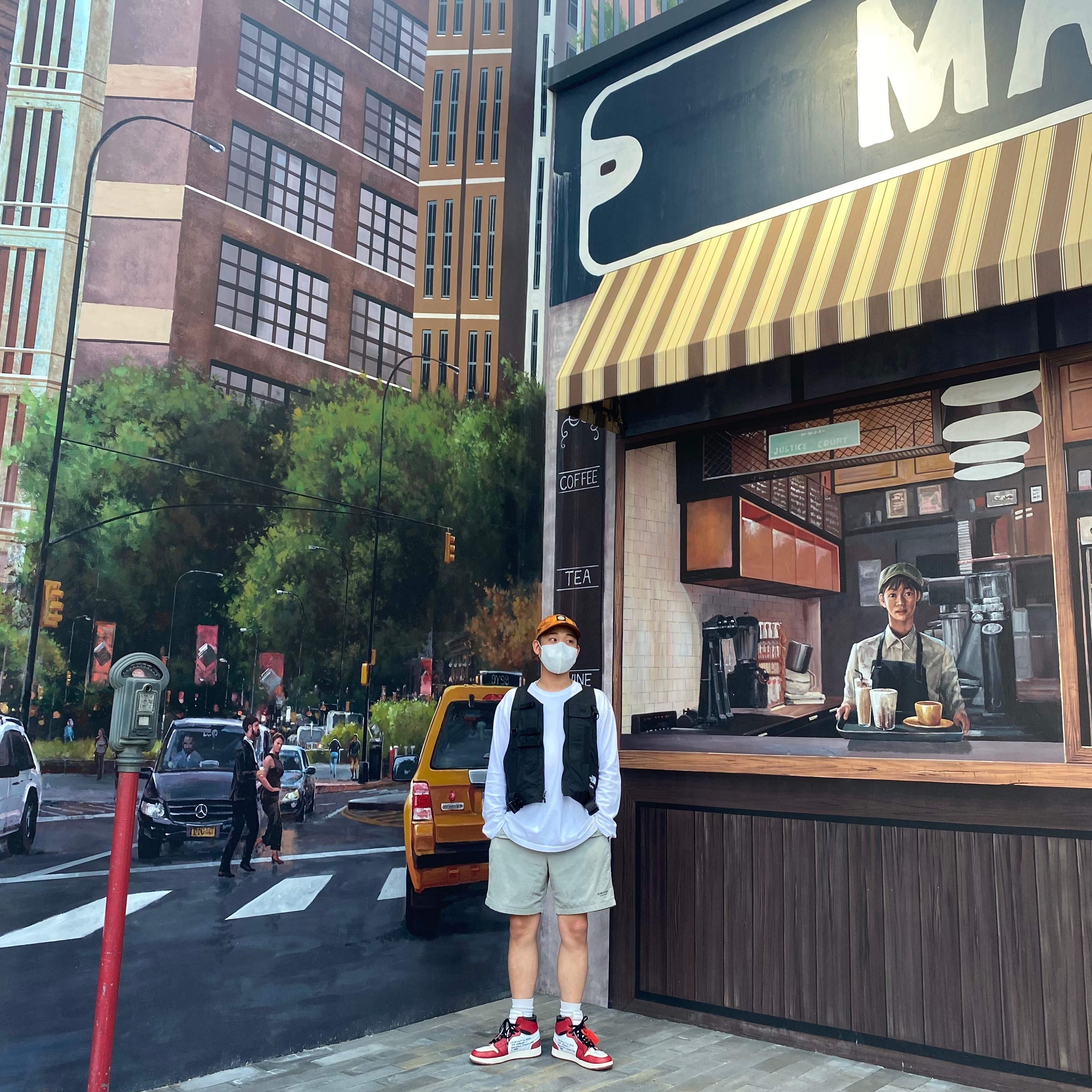 Supreme x Stone Island Painted Camo Nylon 6-Panel Coral - 20FW, Jordan 1 x Off-White Retro High Chicago The Ten 착용 스타일 - 2