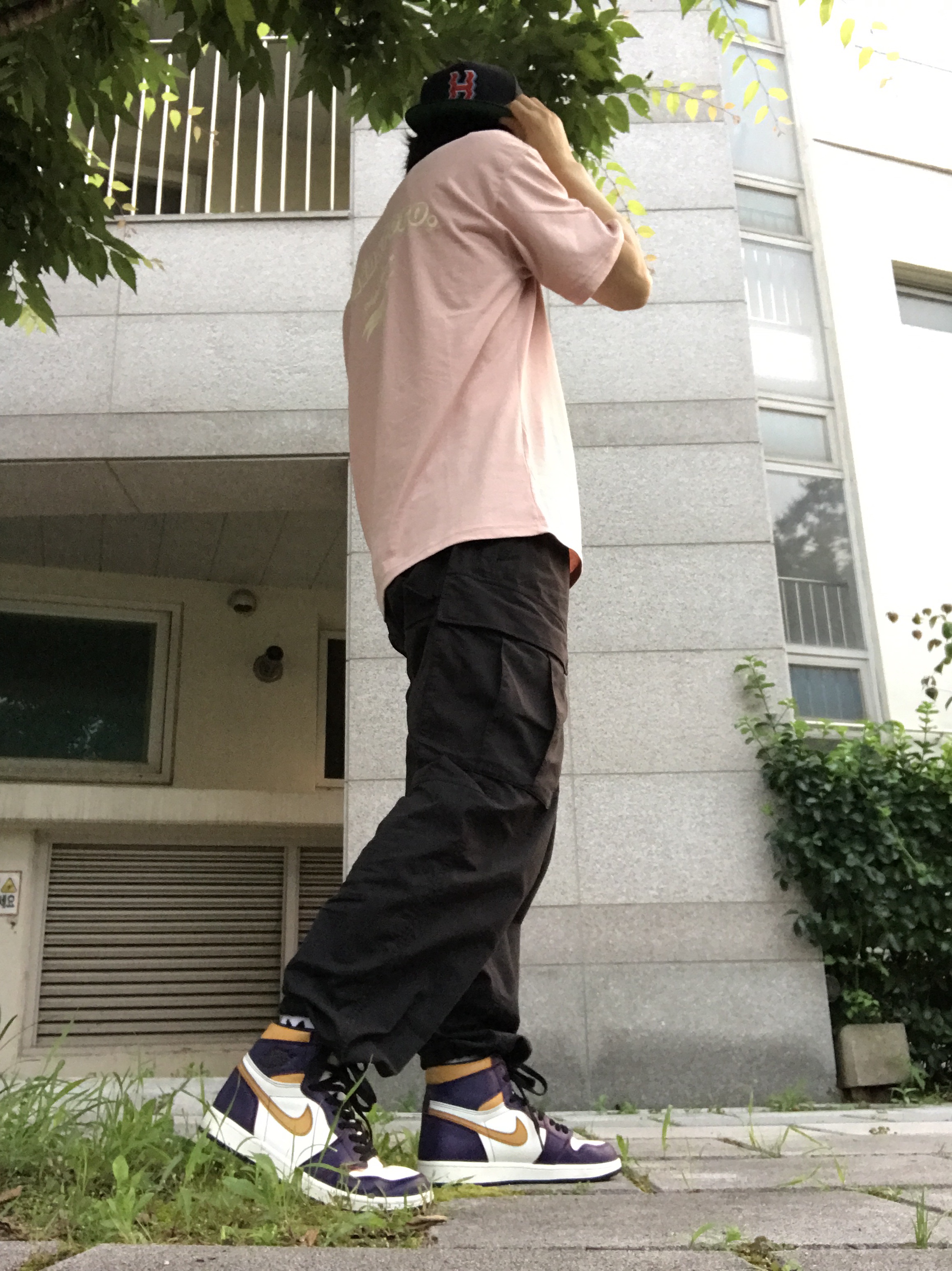 Jordan 1 Retro High OG Defiant SB LA to Chicago 착용 스타일 - 1