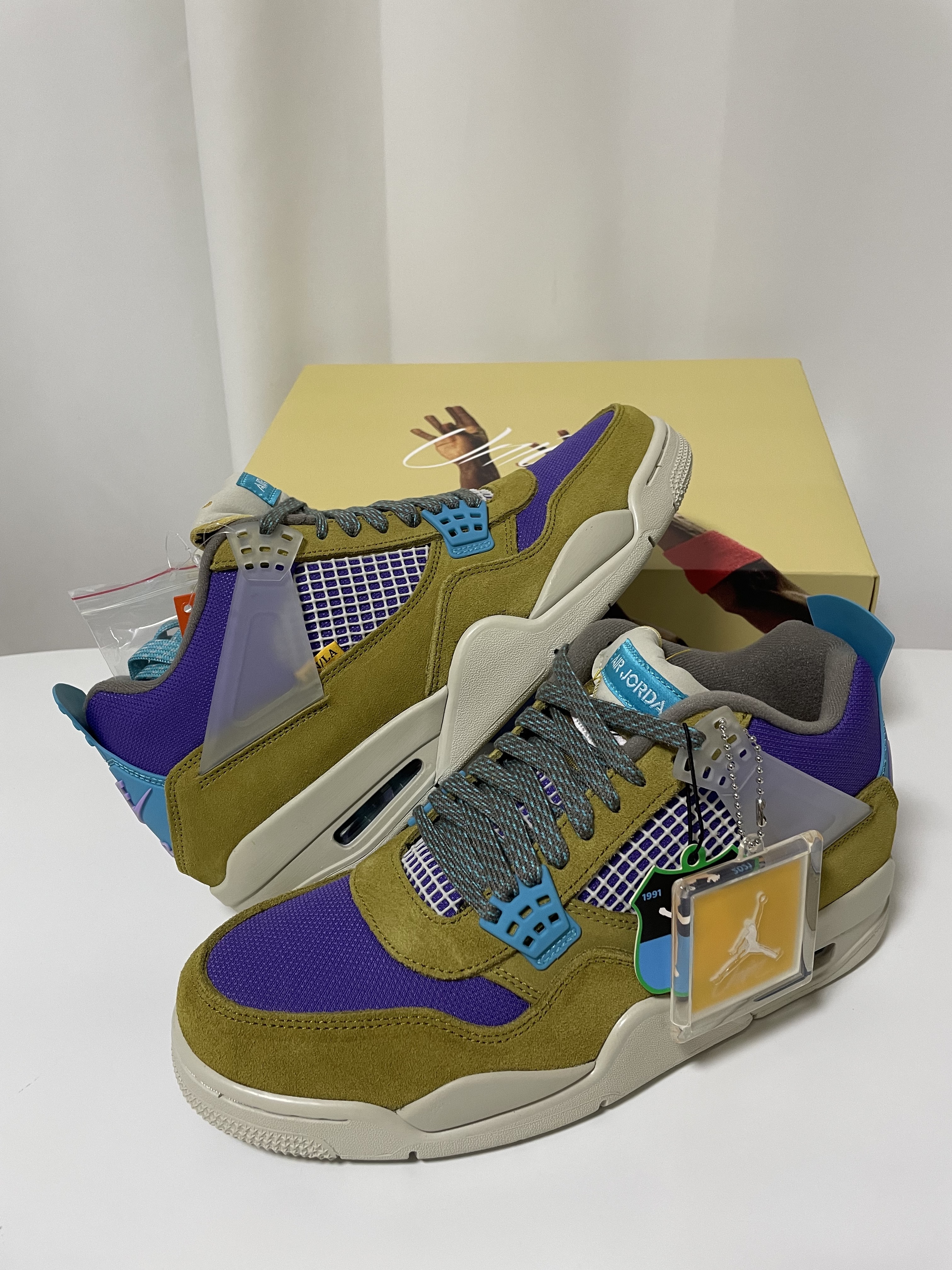 Jordan 4 x Union Retro SP Desert Moss 착용 스타일 - 2