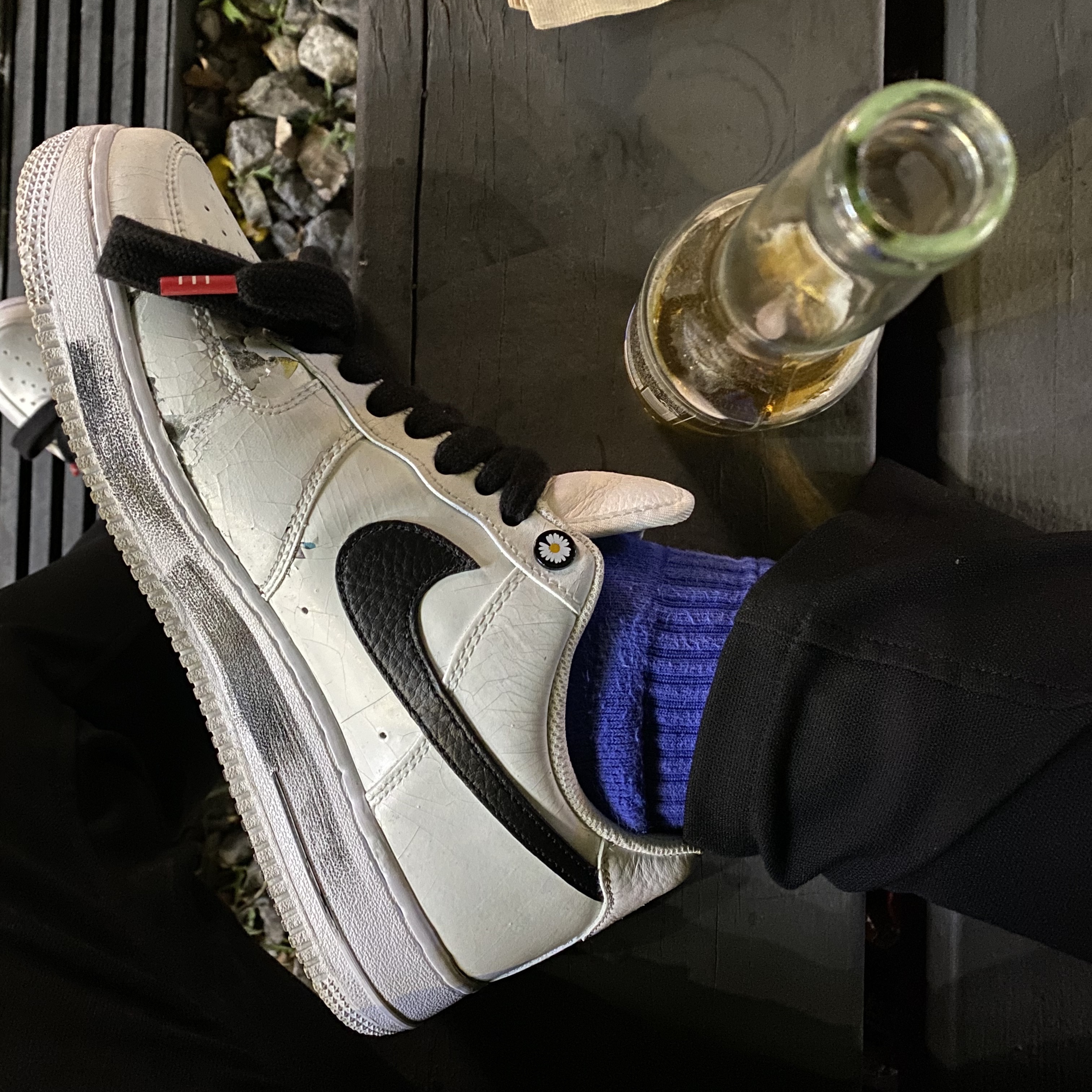 Nike x Peaceminusone Air Force 1 Low Para-Noise 2.0 착용 스타일 - 2