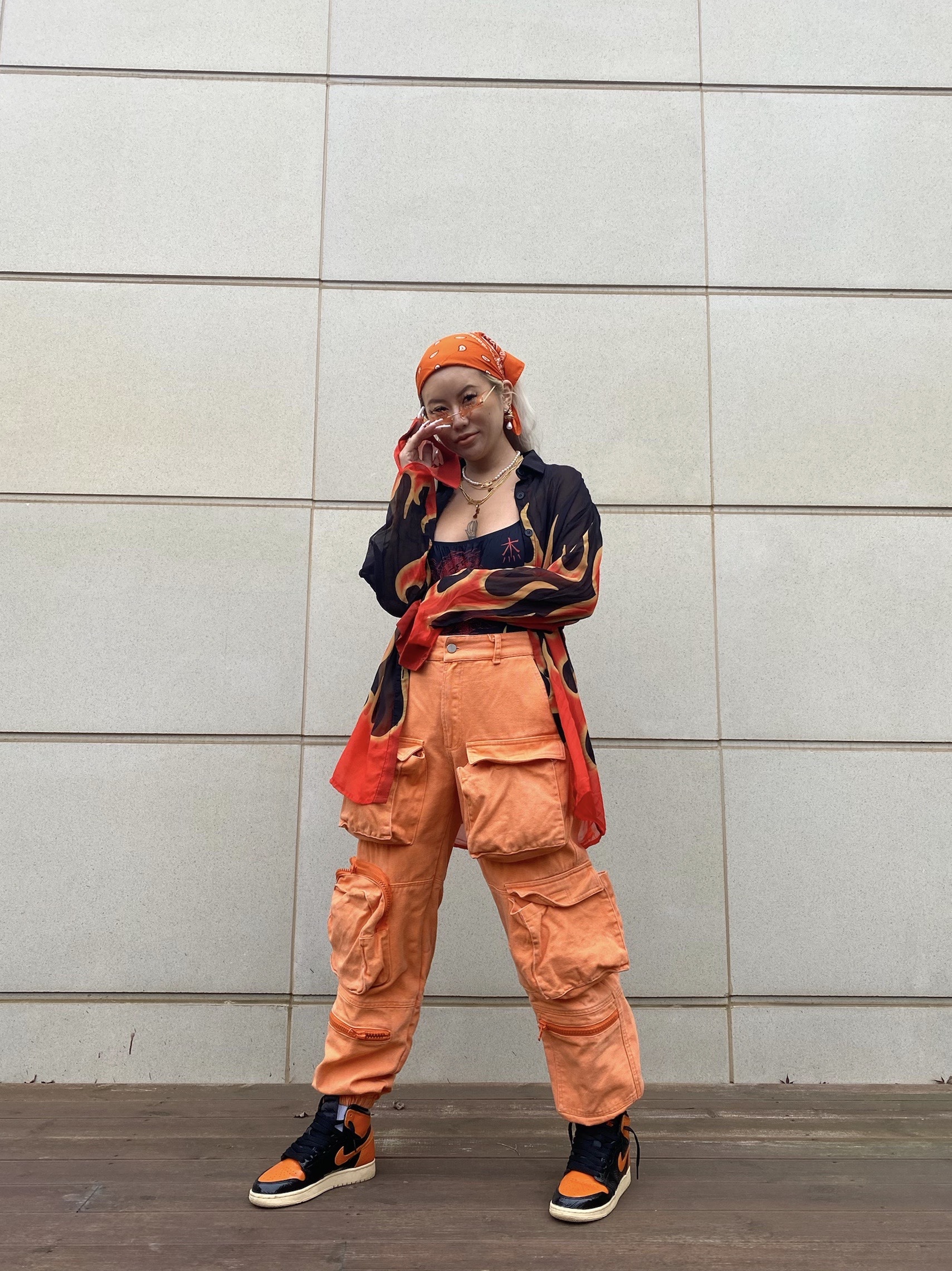 (GS) Jordan 1 Retro High OG Shattered Backboard 3.0 착용 스타일 - 3