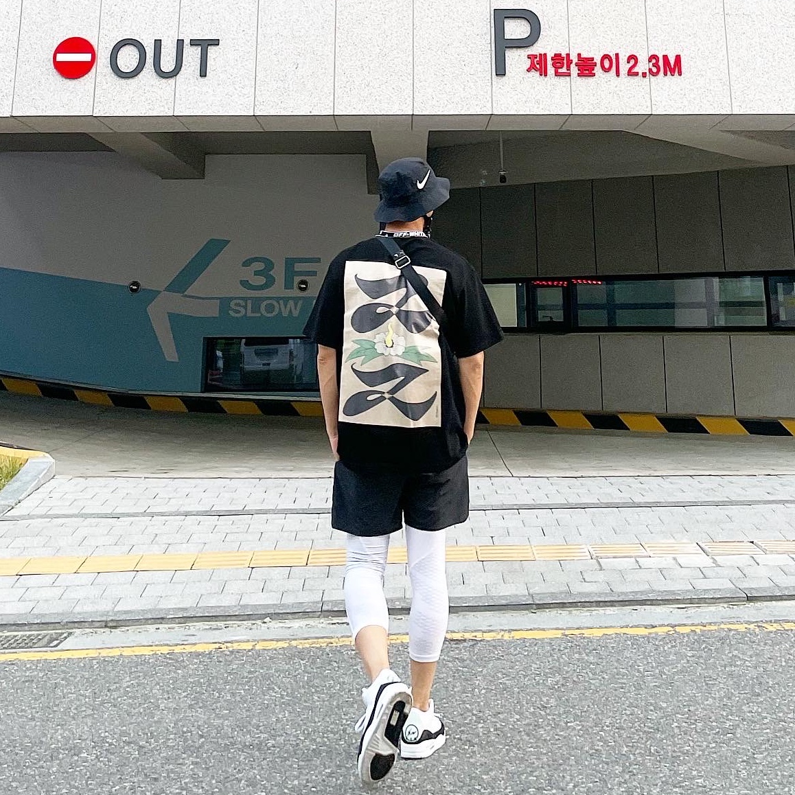 Jordan 3 x Fragment Retro SP White Black, Nike x Stussy Bucket Hat Black 착용 스타일