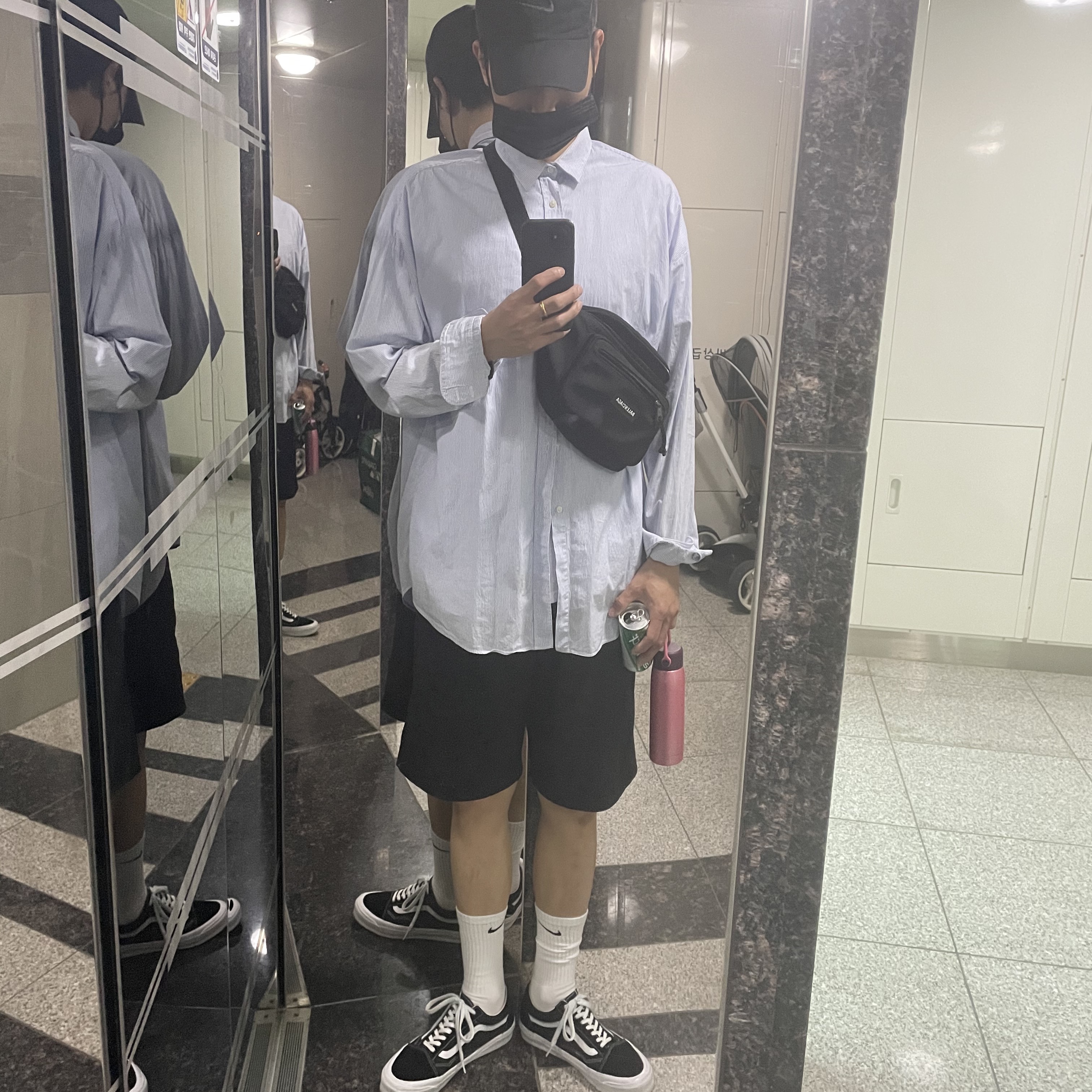 Vans Vault OG Old Skool LX Black 착용 스타일