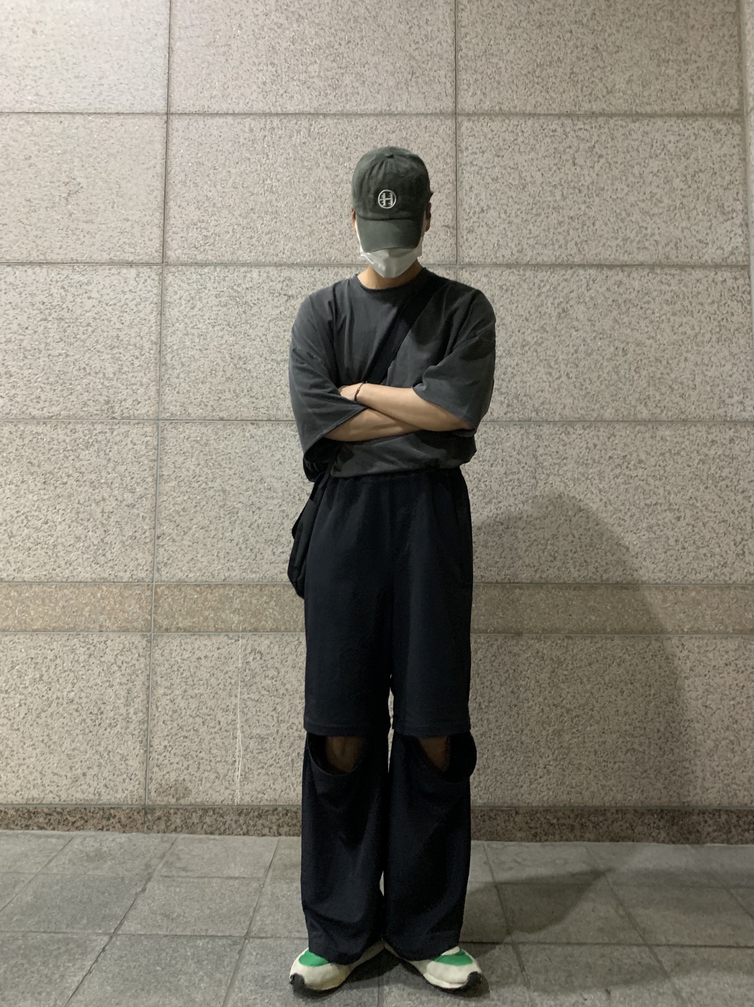 (W) Nike x Undercover Daybreak Lucky Green Red 착용 스타일