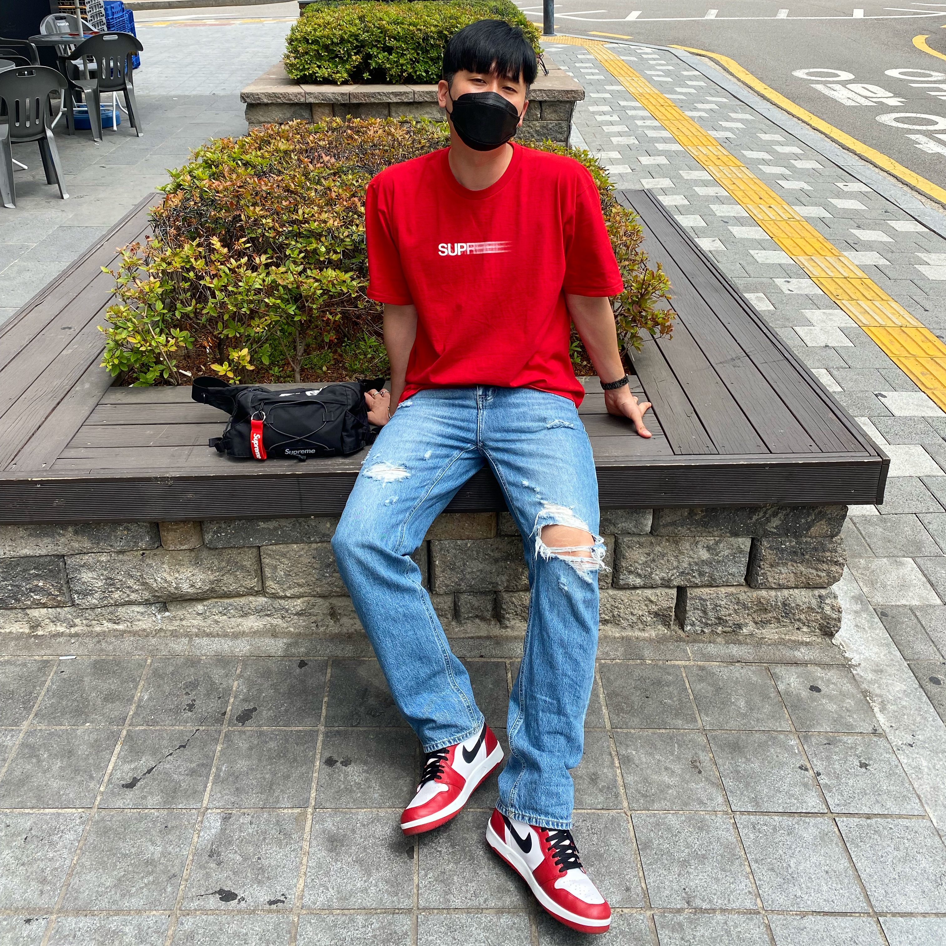 Jordan 1.5 Retro Chicago 2015 착용 스타일