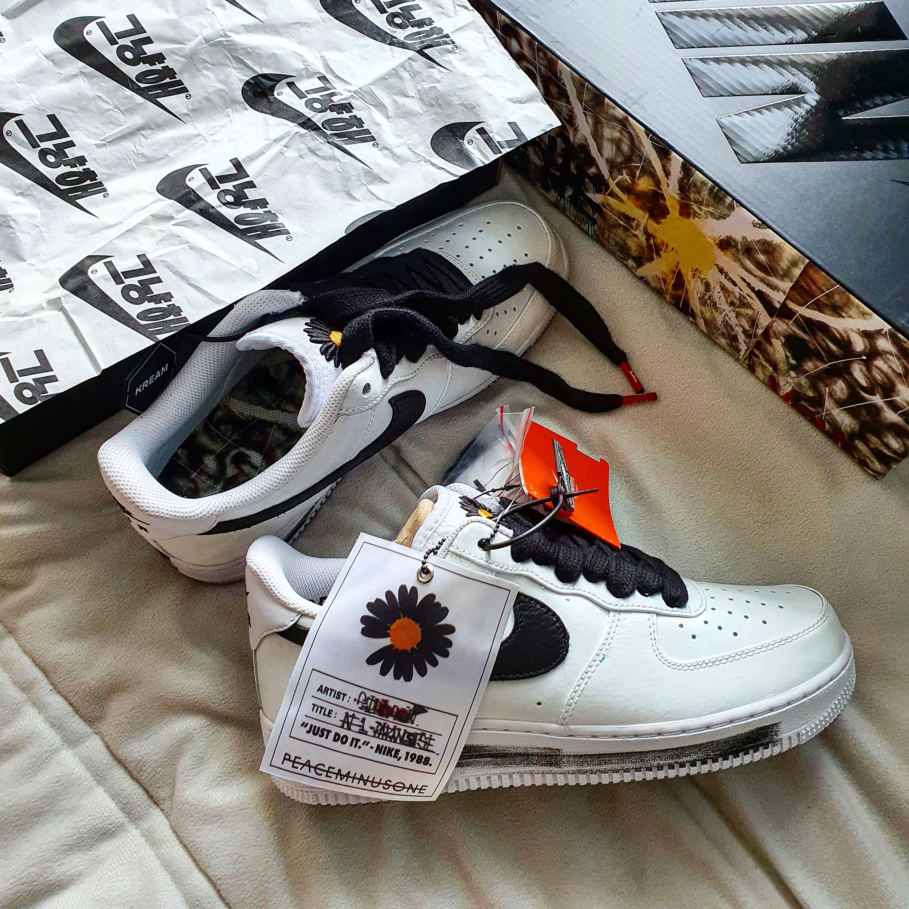 Nike x Peaceminusone Air Force 1 Low Para-Noise 2.0 착용 스타일