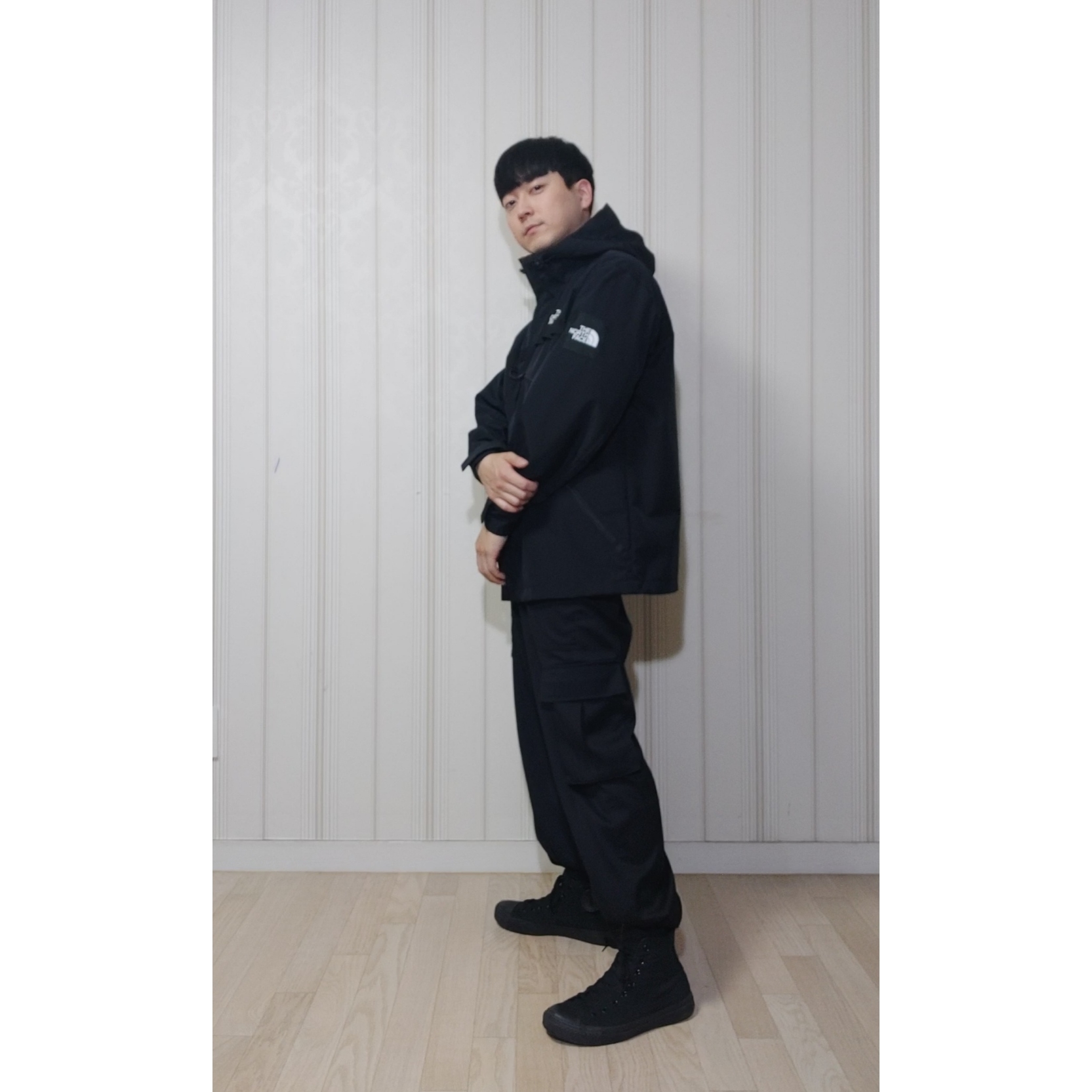 Converse Chuck 70 Hi Black 착용 스타일 - 3