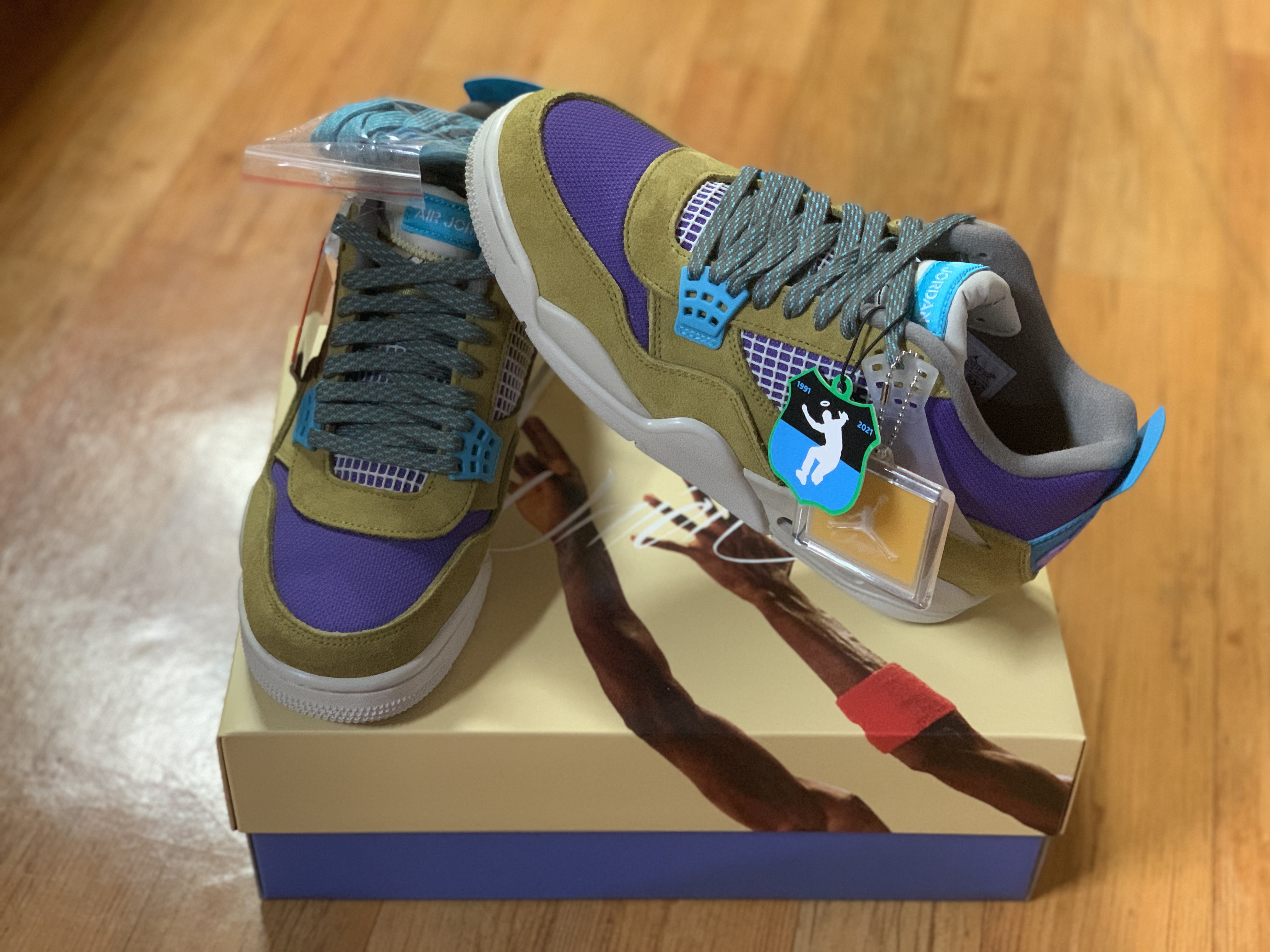 Jordan 4 x Union Retro SP Desert Moss 착용 스타일