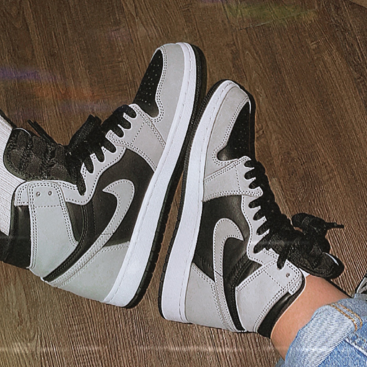 Jordan 1 Retro High OG Shadow 2.0, (GS) Jordan 1 Retro High OG Shadow 2.0 착용 스타일 - 1
