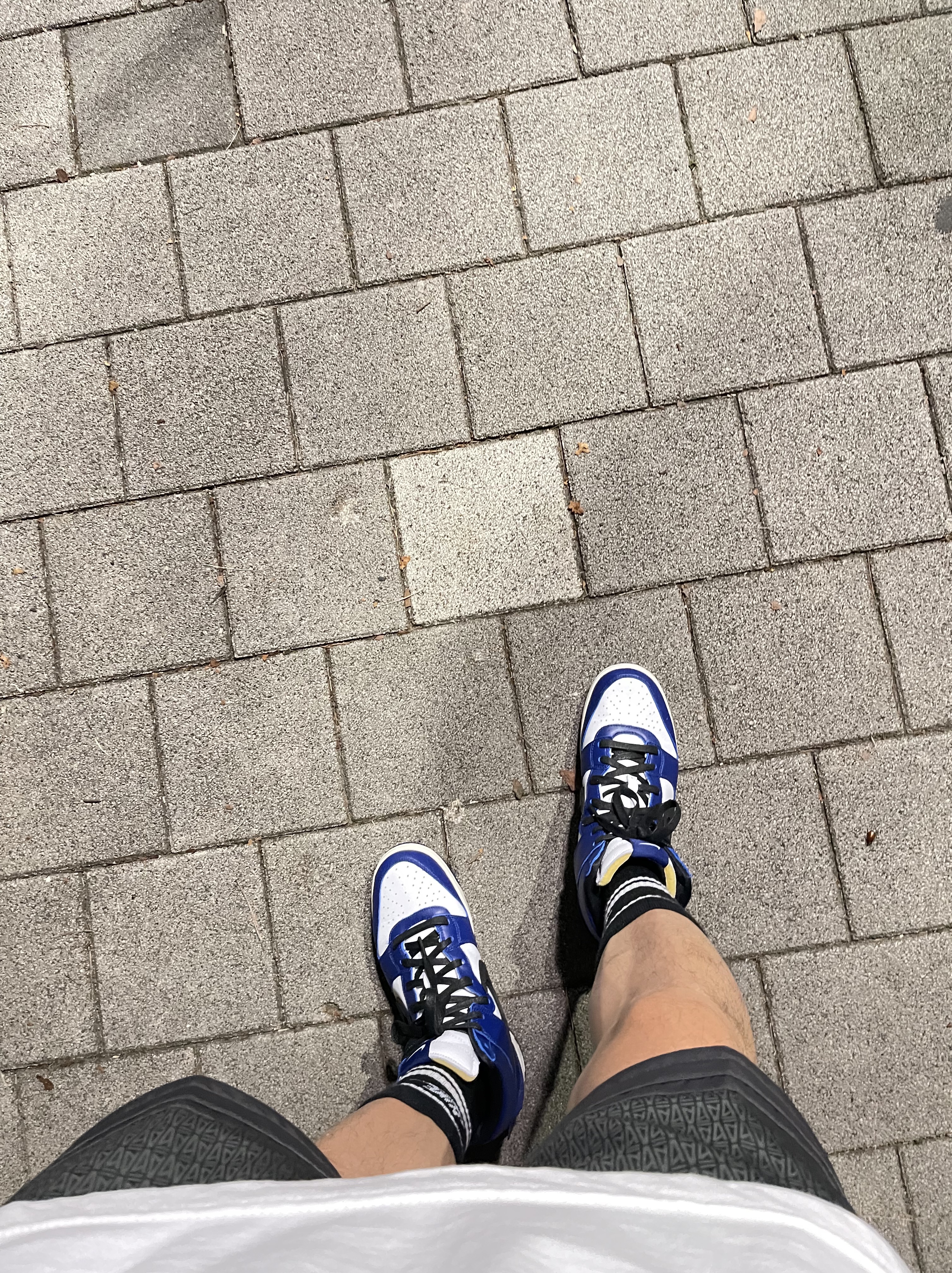 Nike x Ambush Dunk High Deep Royal Blue, Jordan x A Ma Maniere Diamond Shorts Midnight Fog - Asia 착용 스타일 - 2