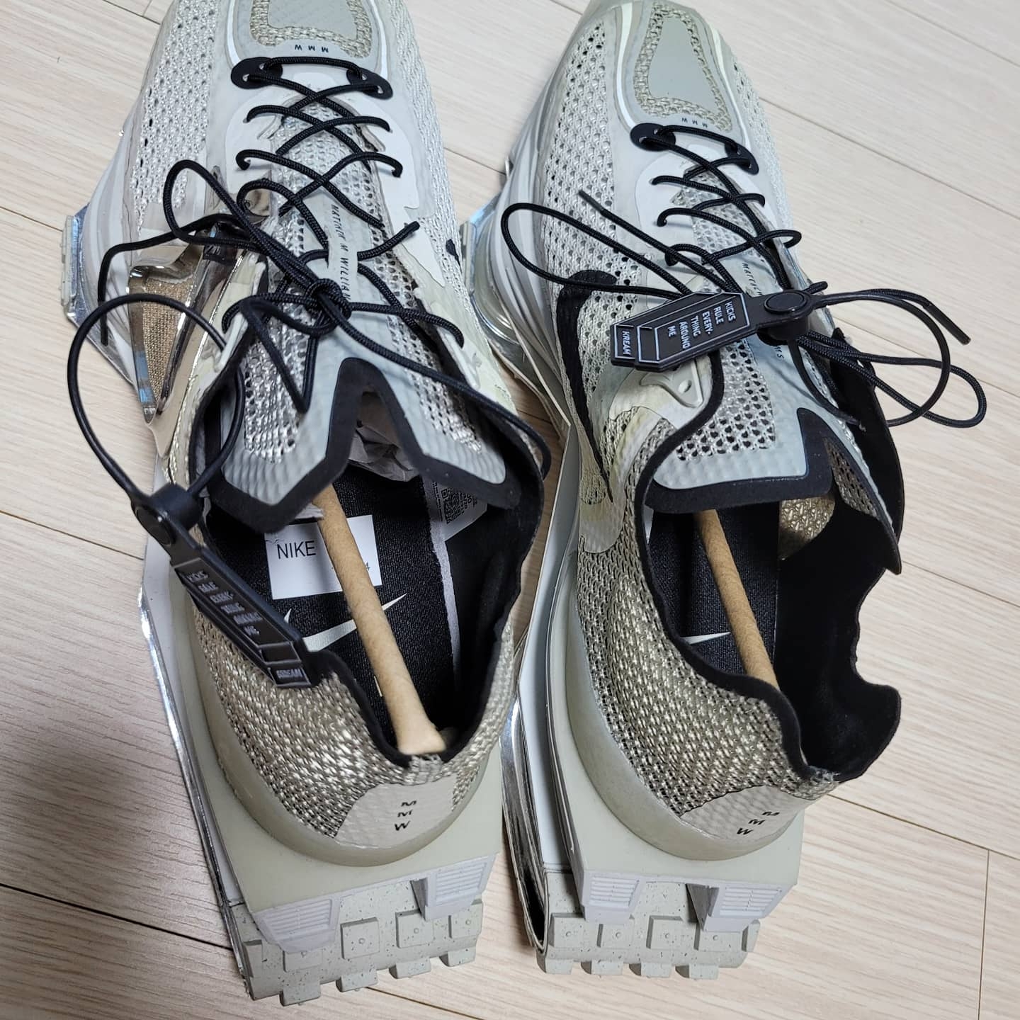Nike x Matthew M Williams Zoom 004 Stone 착용 스타일 - 1