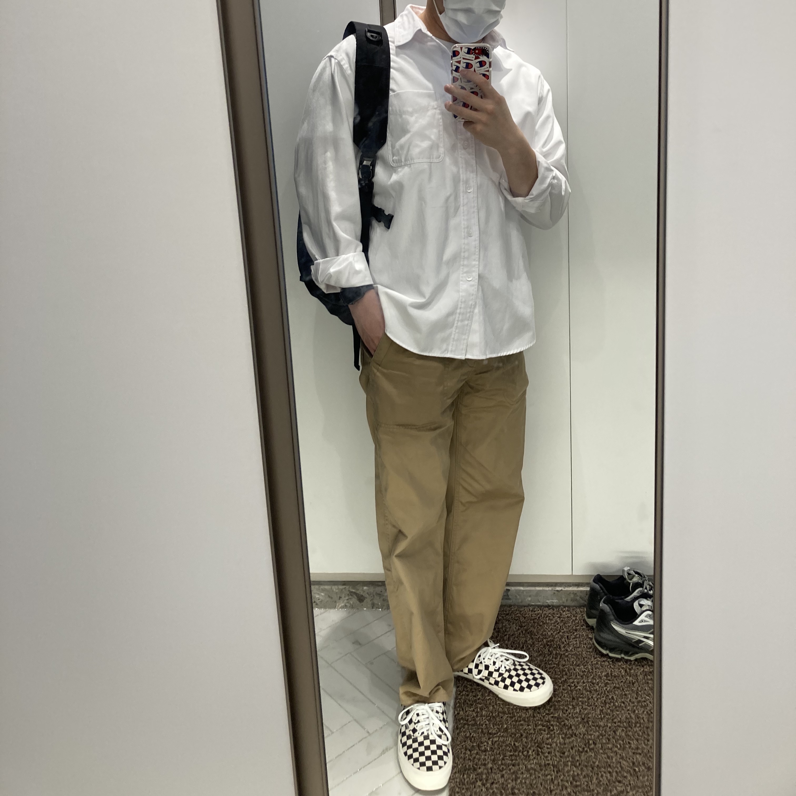 Asics UB1-S Gel-Kayano 14 Piedmont Grey, Vans Vault OG Era LX Checkerboard 착용 스타일
