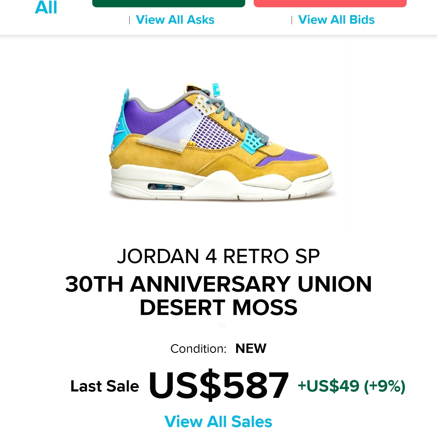 Jordan 4 x Union Retro SP Desert Moss 착용 스타일
