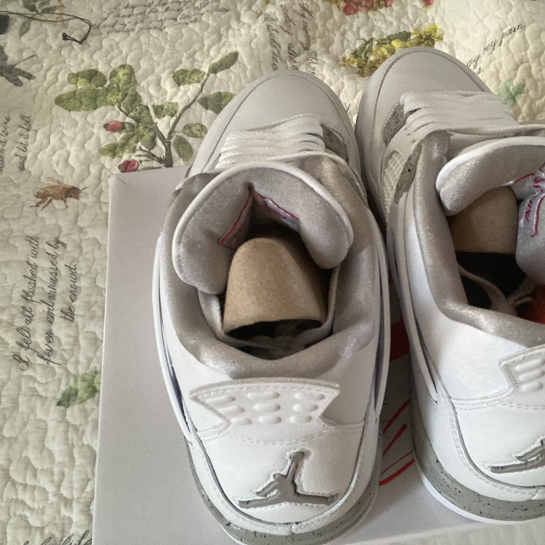 Jordan 4 Retro Tech White 착용 스타일 - 3