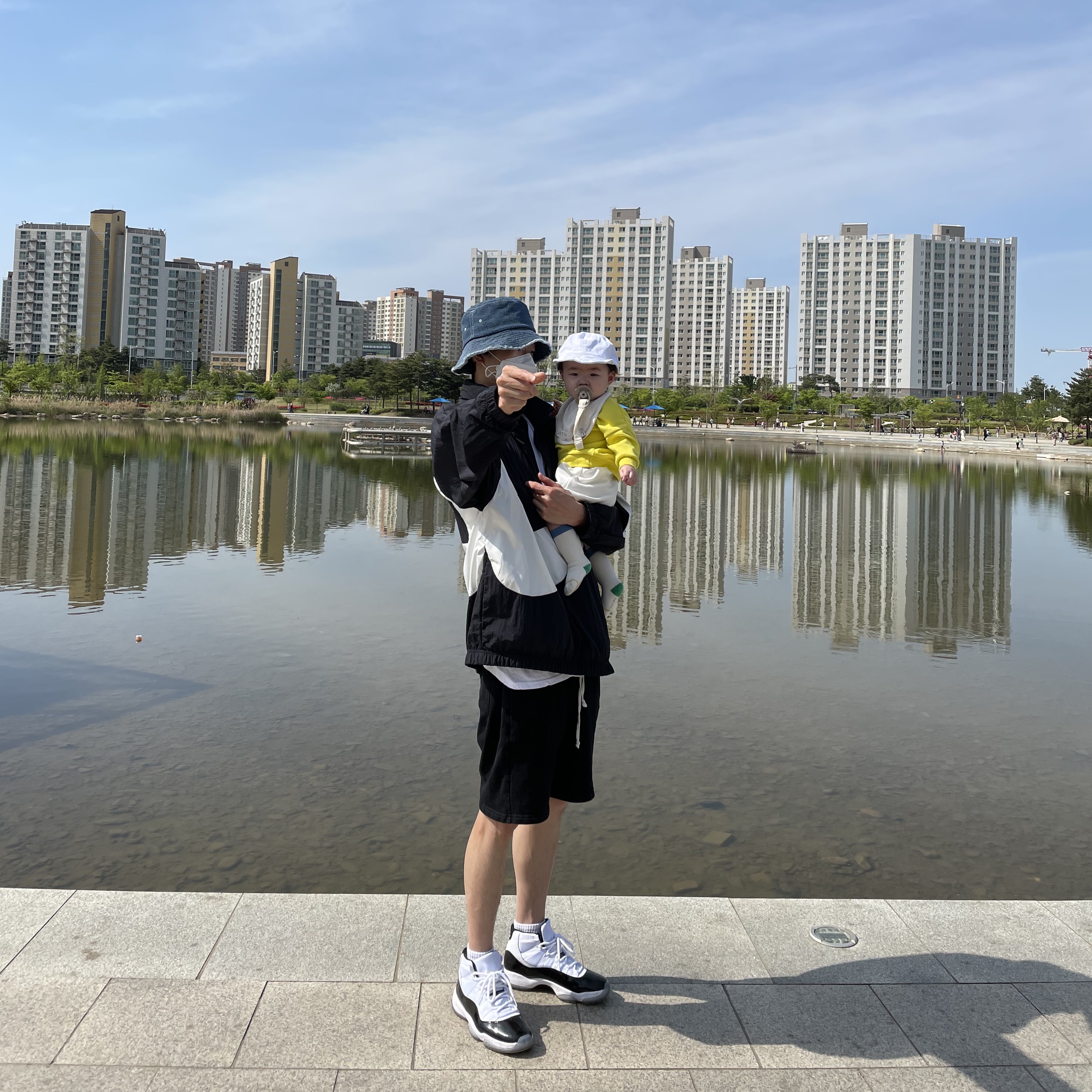Jordan 11 Retro Concord 2018, Nike NSW Big Swoosh Woven Jacket - US/EU 착용 스타일