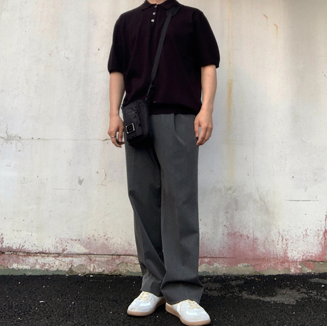 Maison Margiela Calfskin Replica Sneakers 착용 스타일 - 1