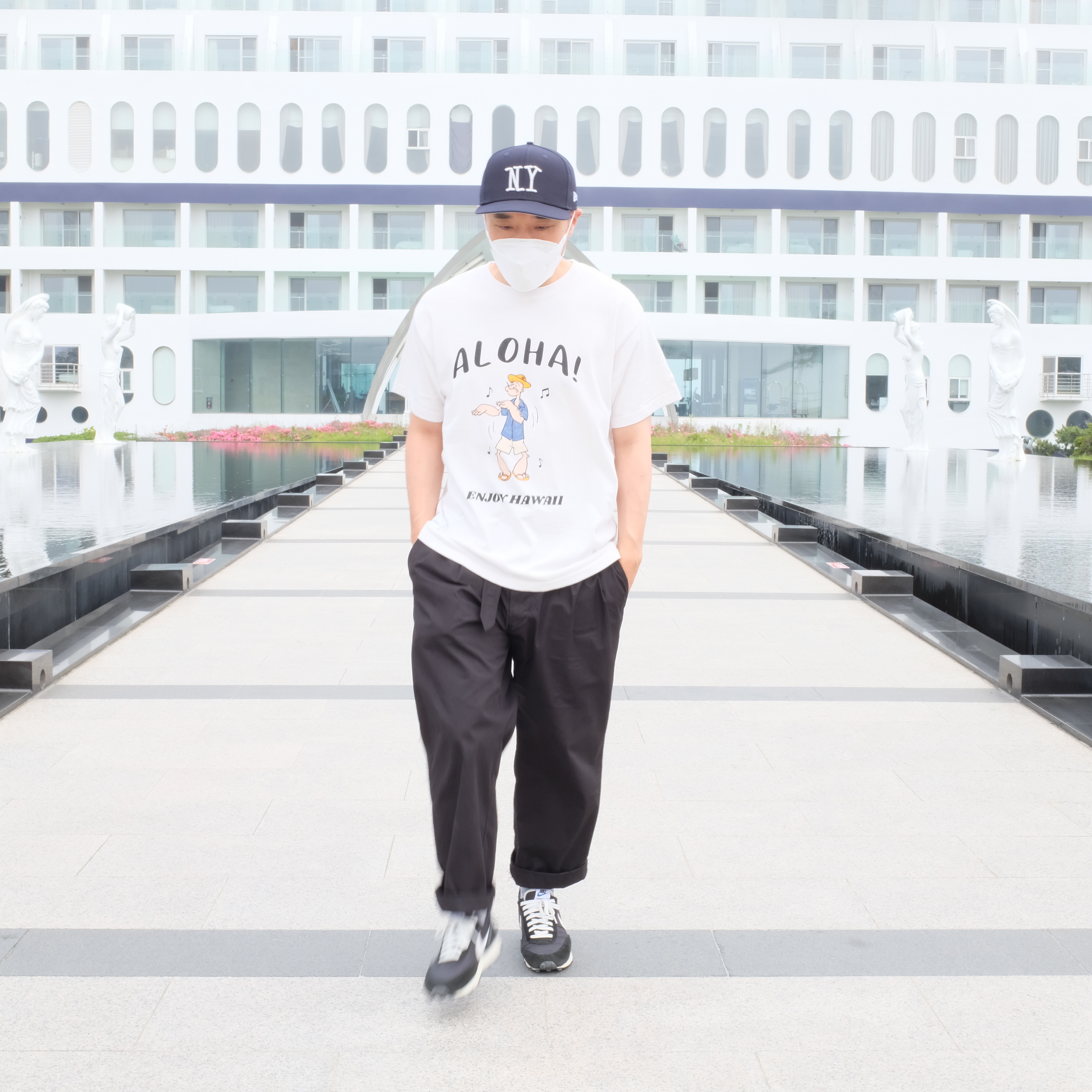 Nike x Undercover Daybreak Black 착용 스타일