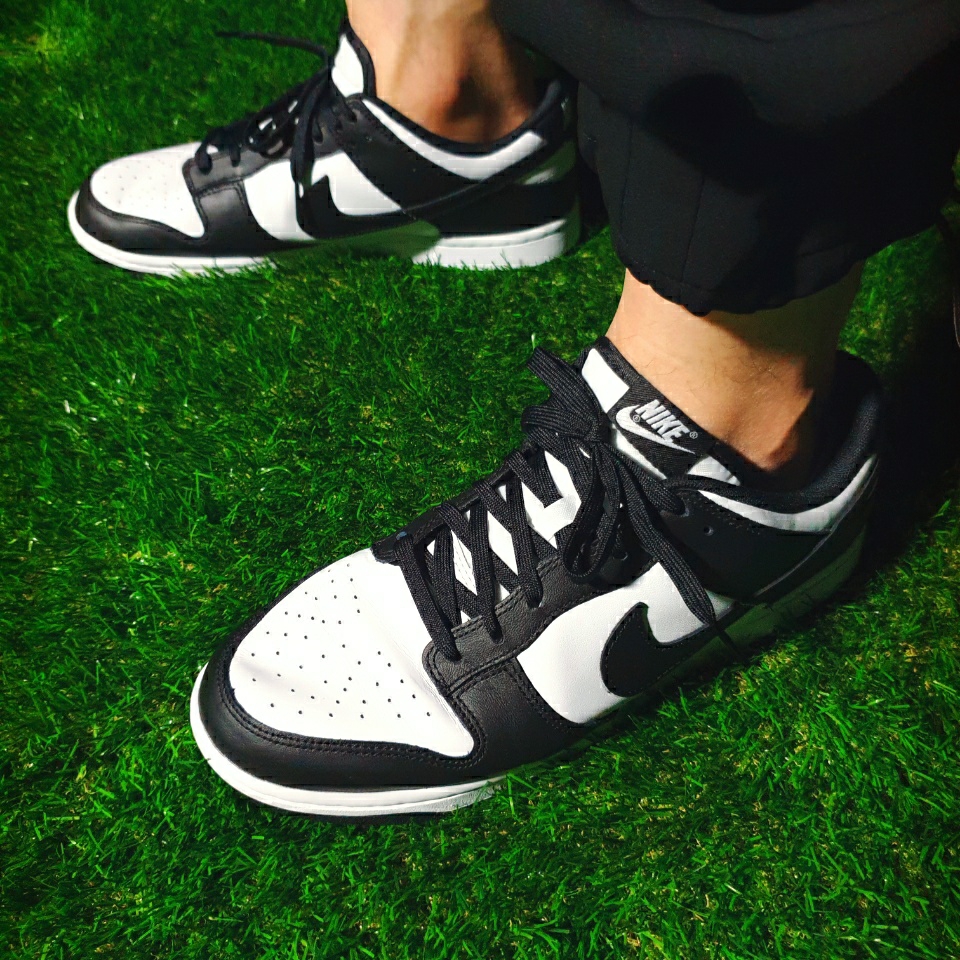 Nike Dunk Low Retro Black 착용 스타일 - 4