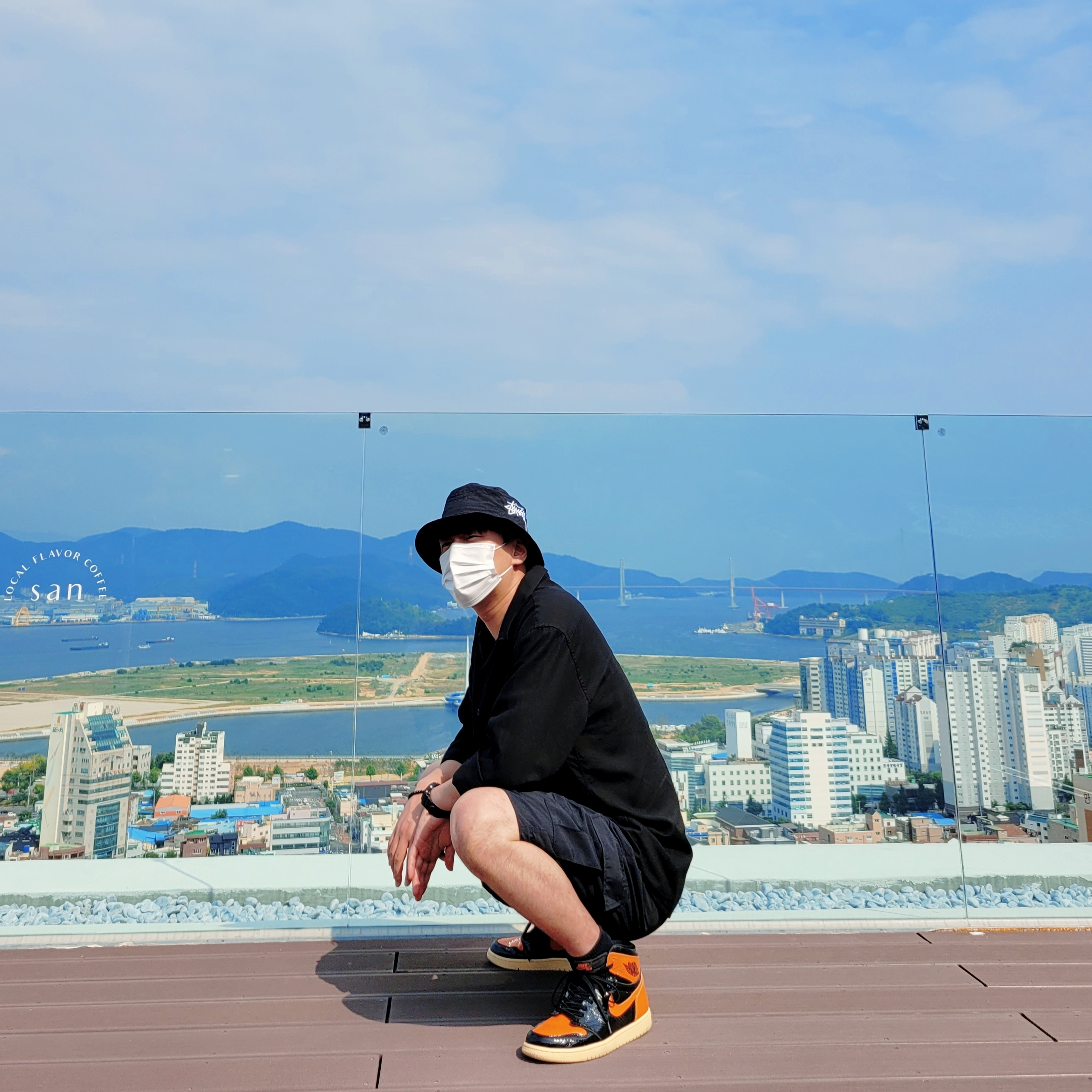 Nike x Stussy Bucket Hat Black, Jordan 1 Retro High Shattered Backboard 3.0 착용 스타일 - 2