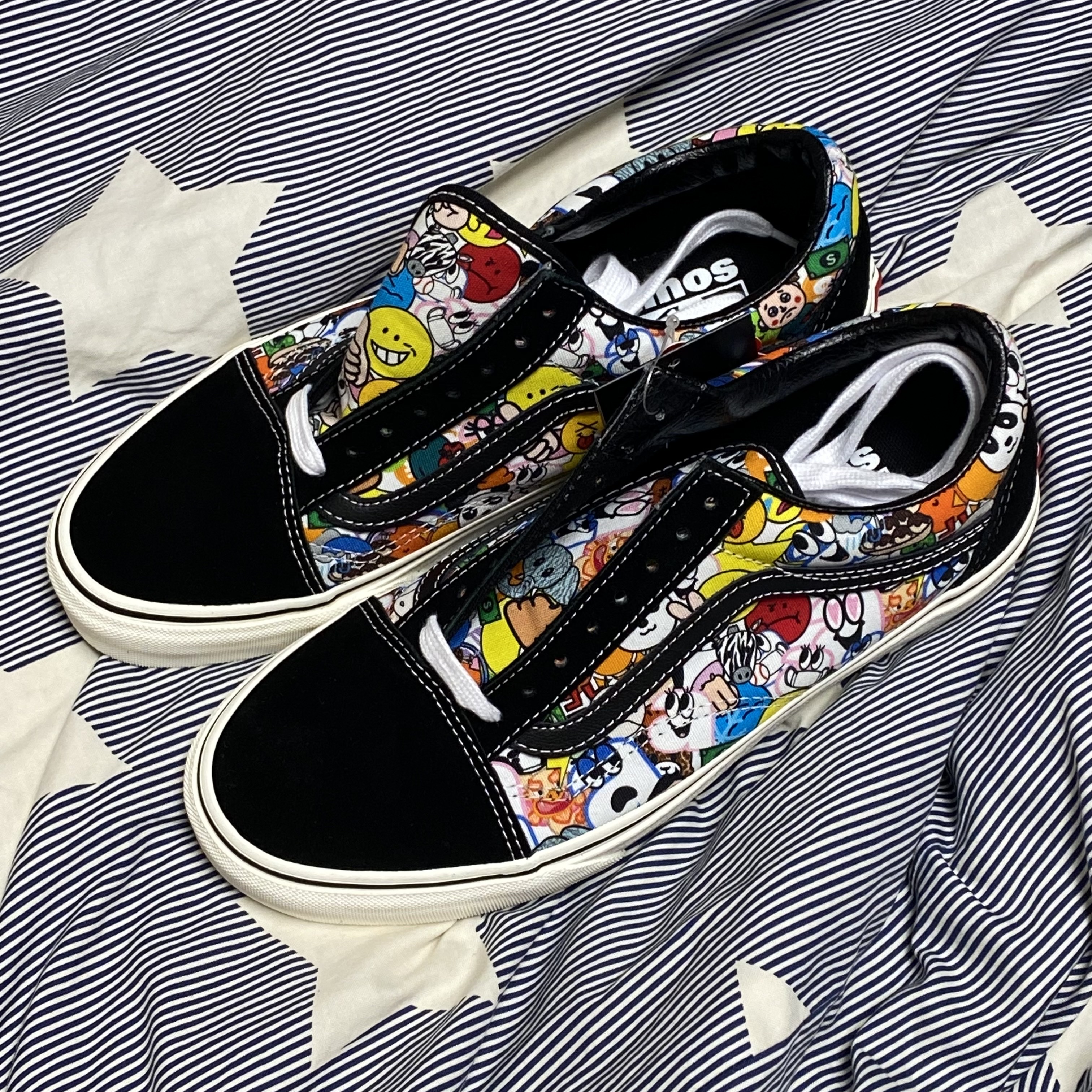 Vans x Atmos Old Skool Emoji 착용 스타일