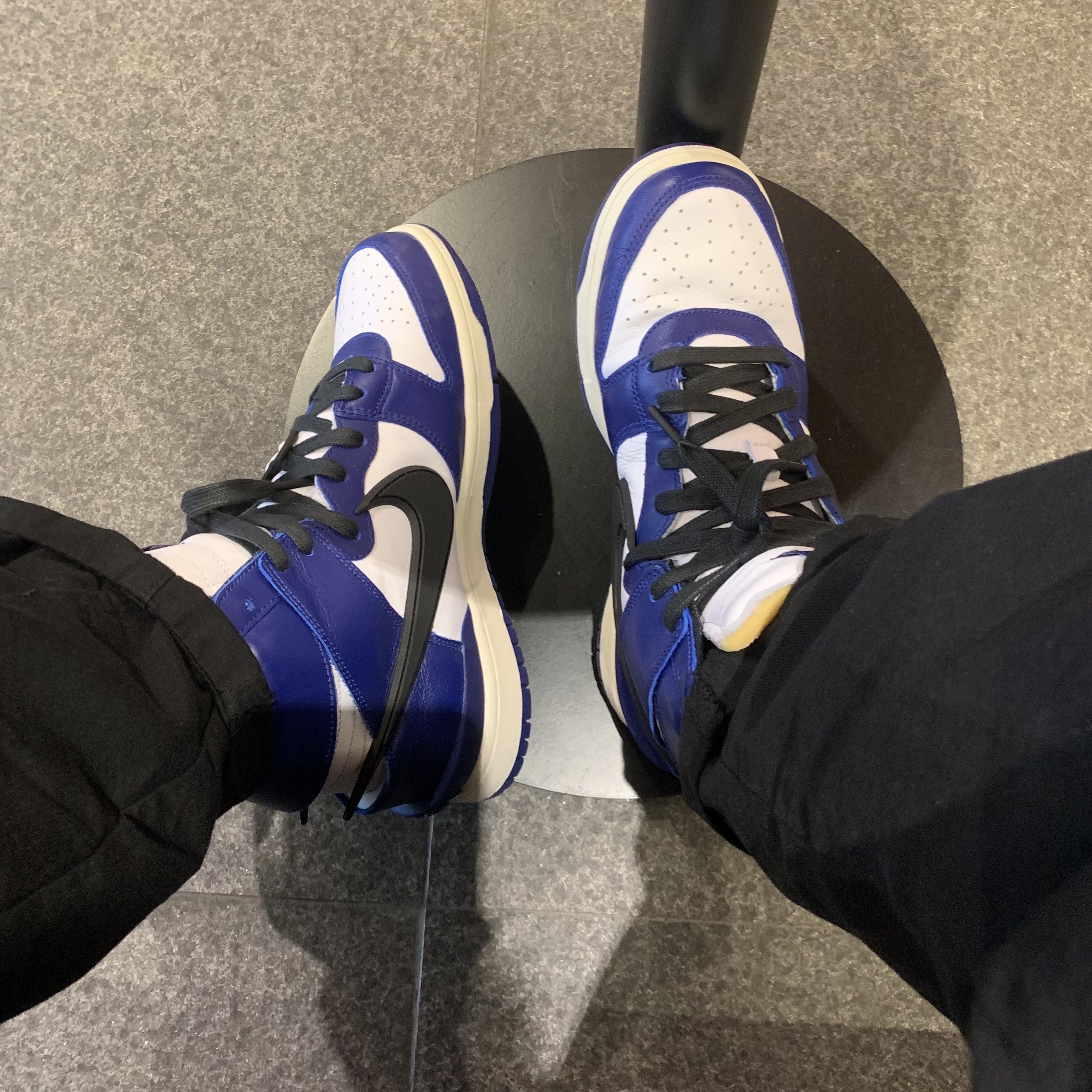 Nike x Ambush Dunk High Deep Royal Blue 착용 스타일