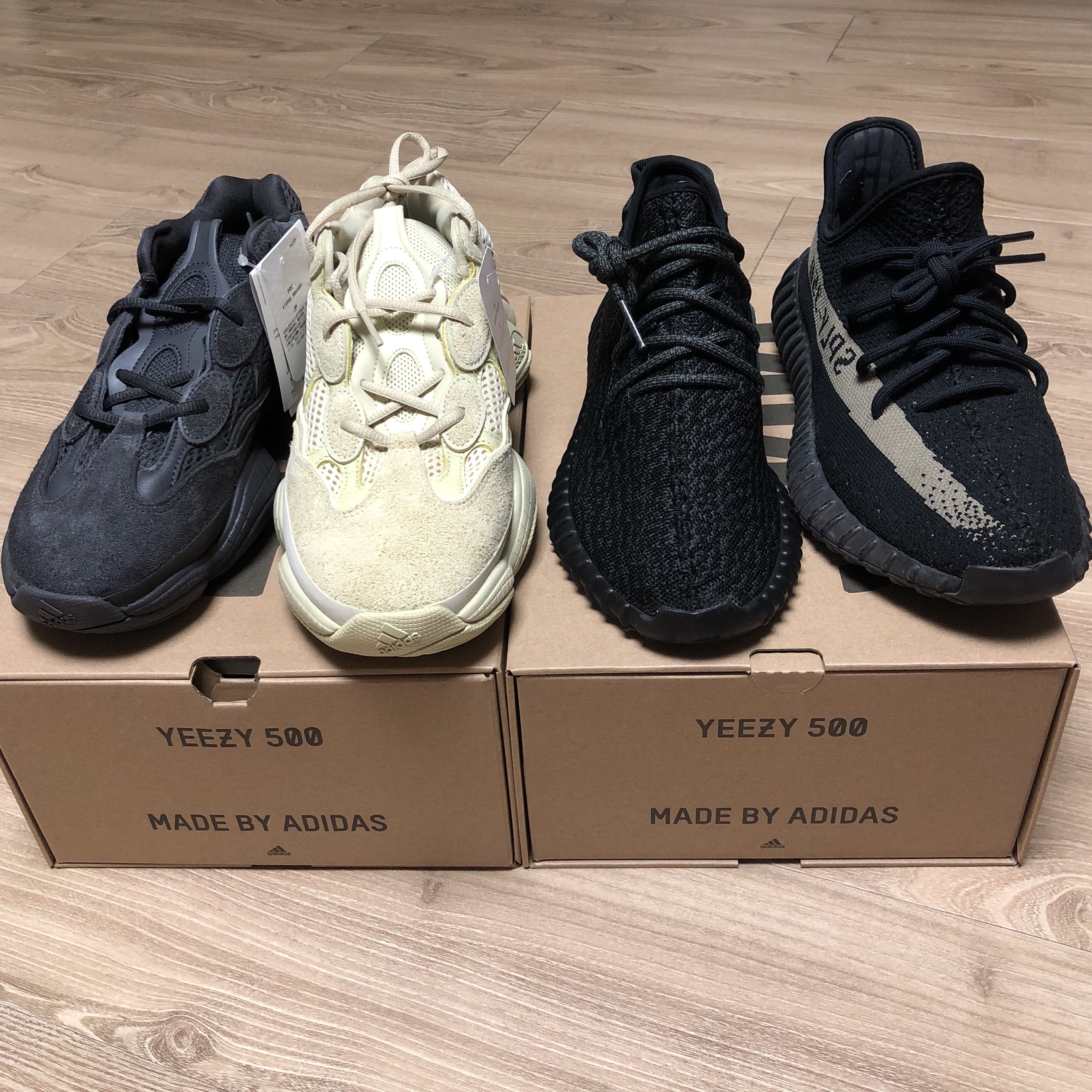 Adidas Yeezy Boost 350 Pirate Black 2016, Adidas Yeezy Boost 350 V2 Core Black Green 착용 스타일 - 2