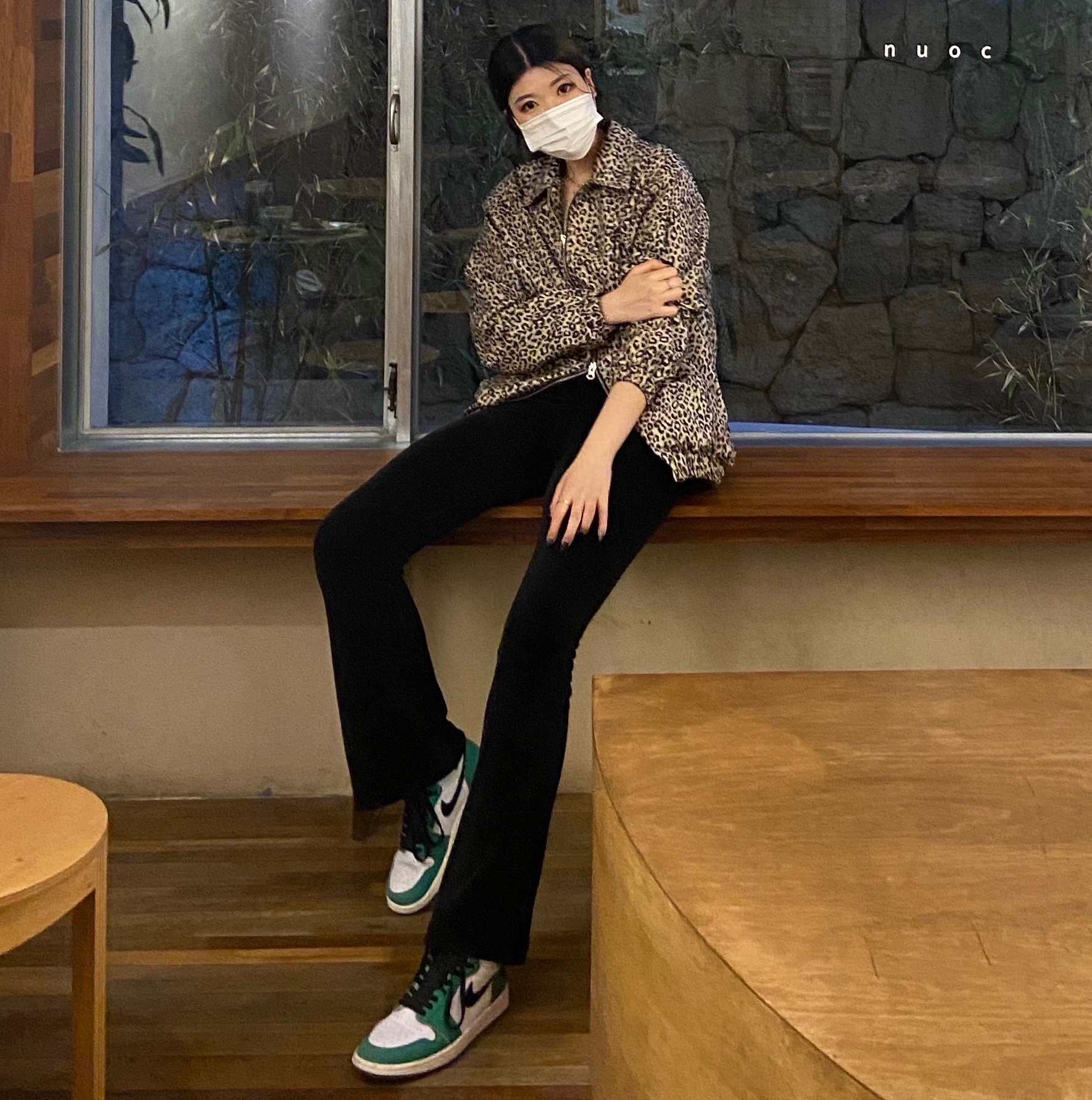 (W) Jordan 1 Retro High OG Lucky Green 착용 스타일