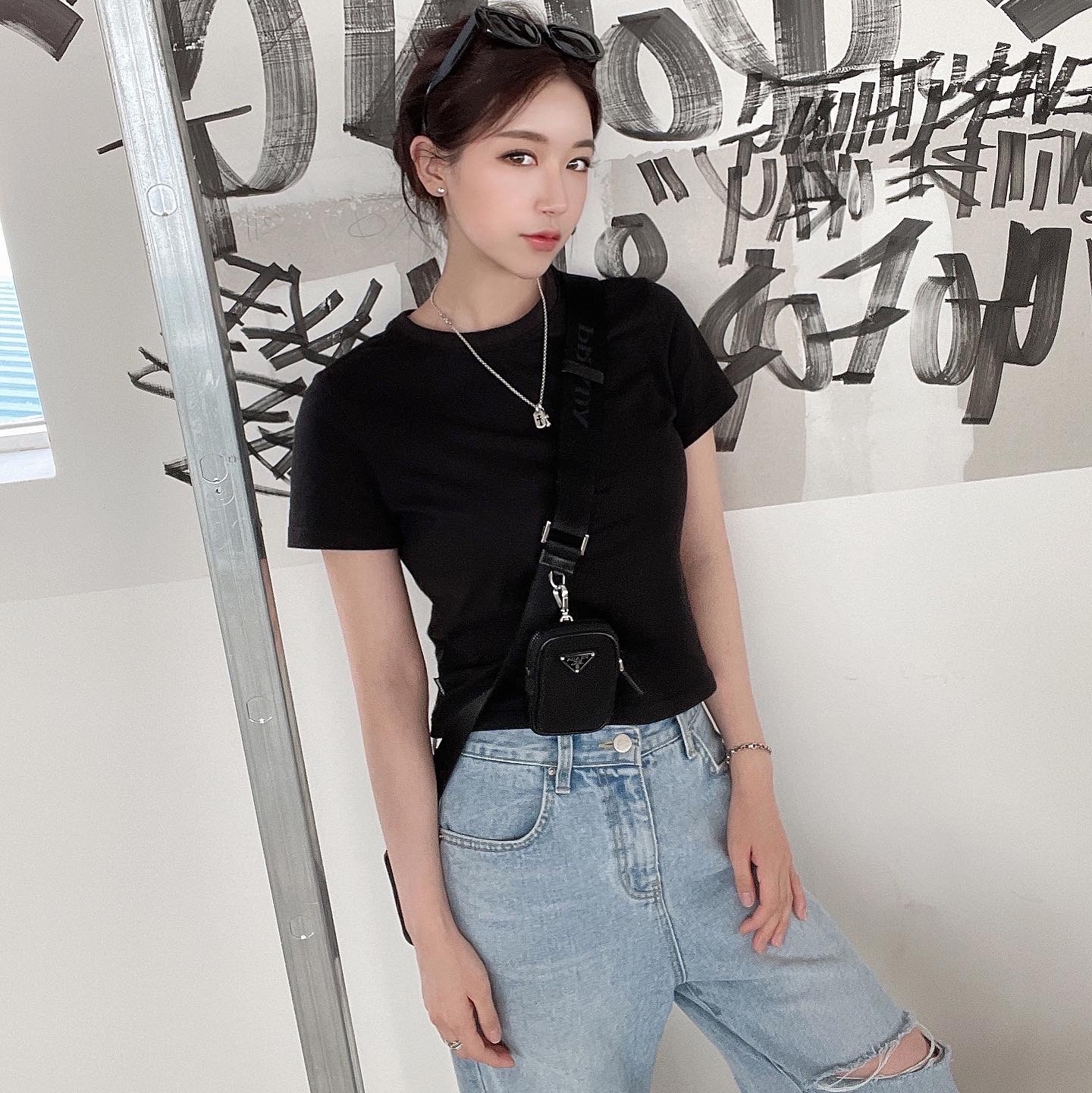 New Balance x Taw&Toe Flip Flop Black 착용 스타일 - 2