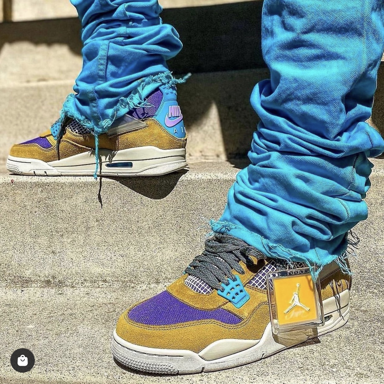 Jordan 4 x Union Retro SP Desert Moss 착용 스타일 - 1