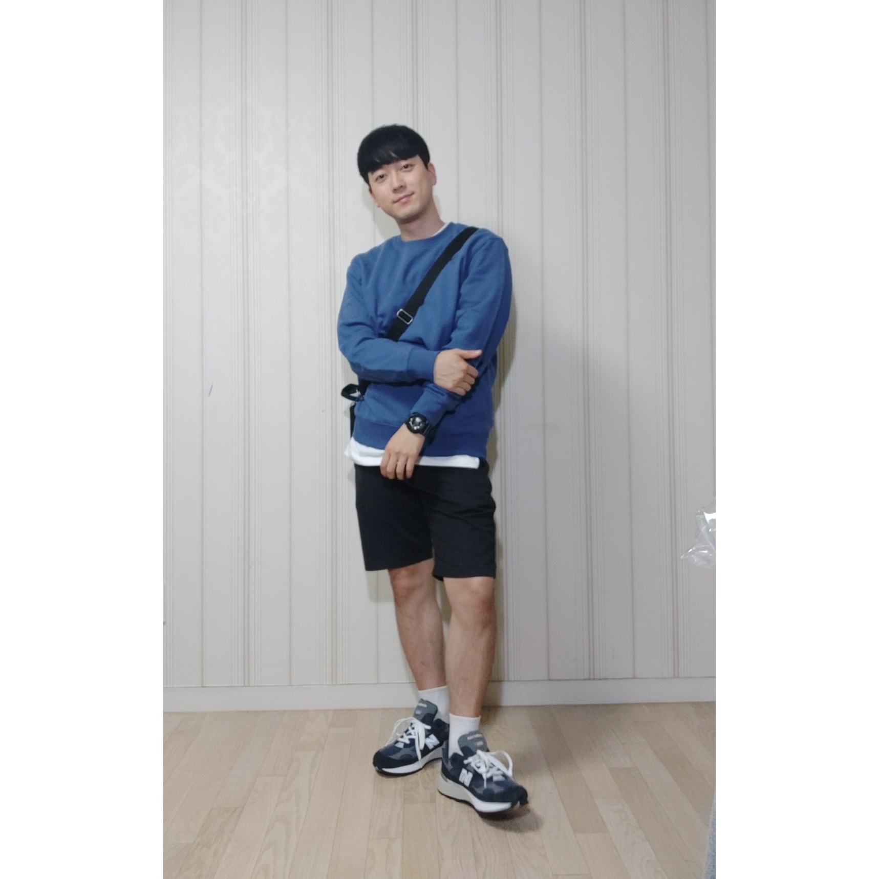 New Balance 992 Made in USA Navy 착용 스타일