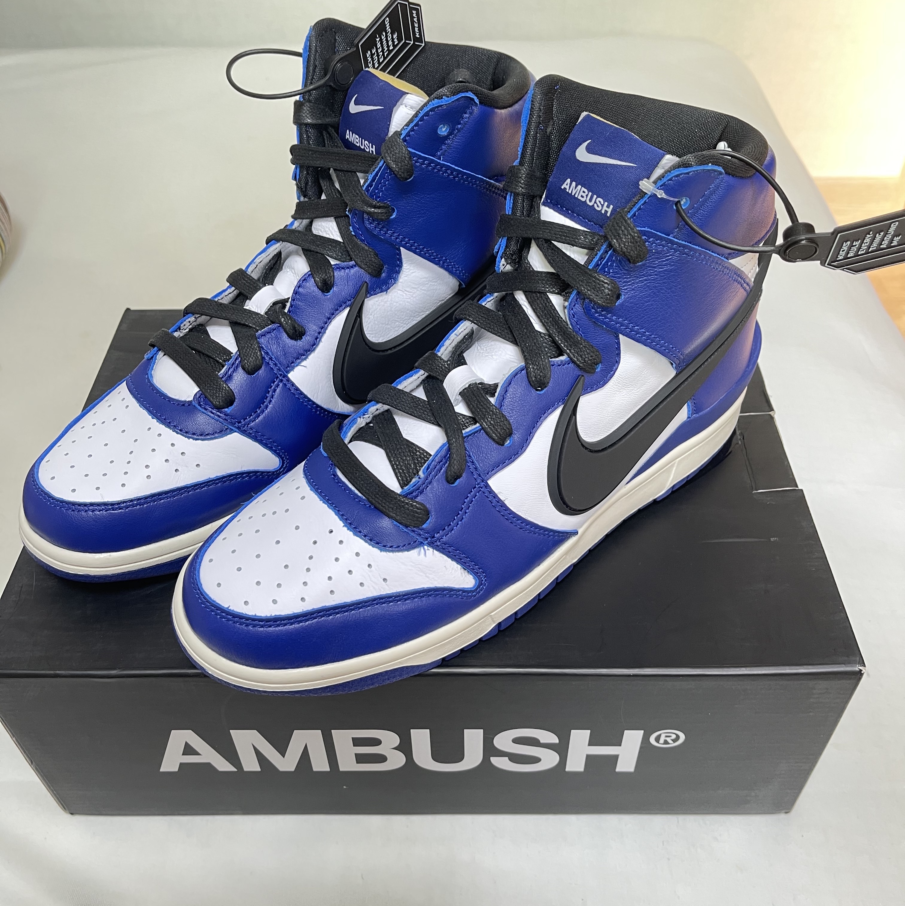 Nike x Ambush Dunk High Deep Royal Blue 착용 스타일 - 1