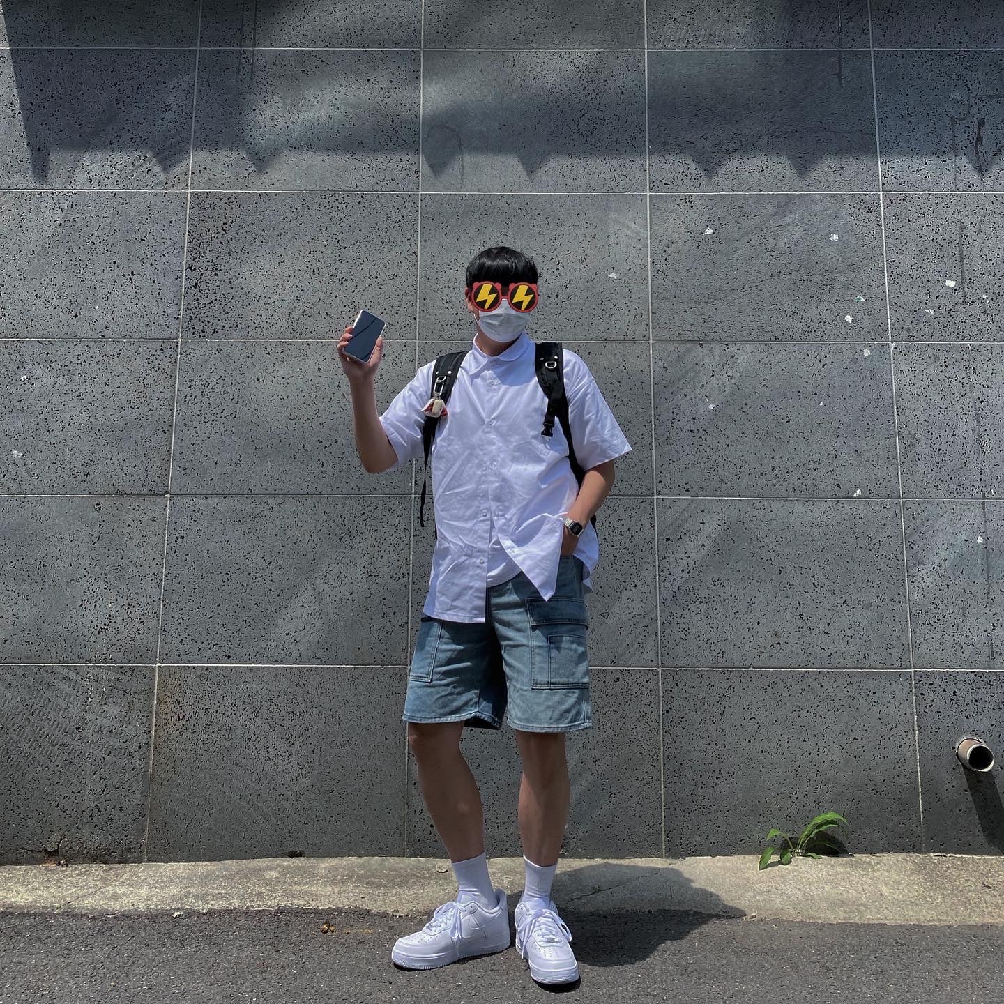 Nike Air Force 1 '07 Low White 착용 스타일