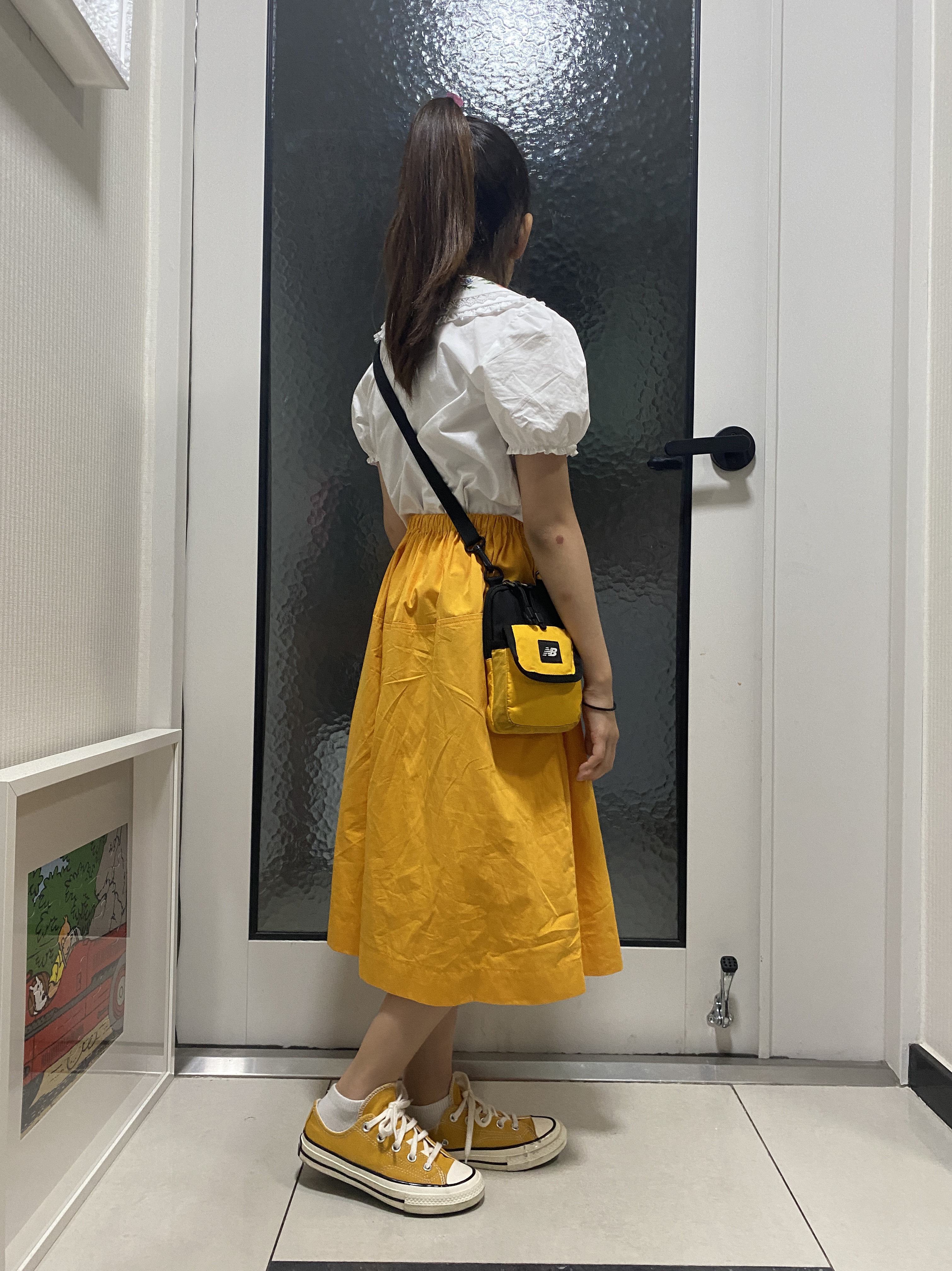 Converse Chuck 70 Ox Vintage Canvas Sunflower 착용 스타일