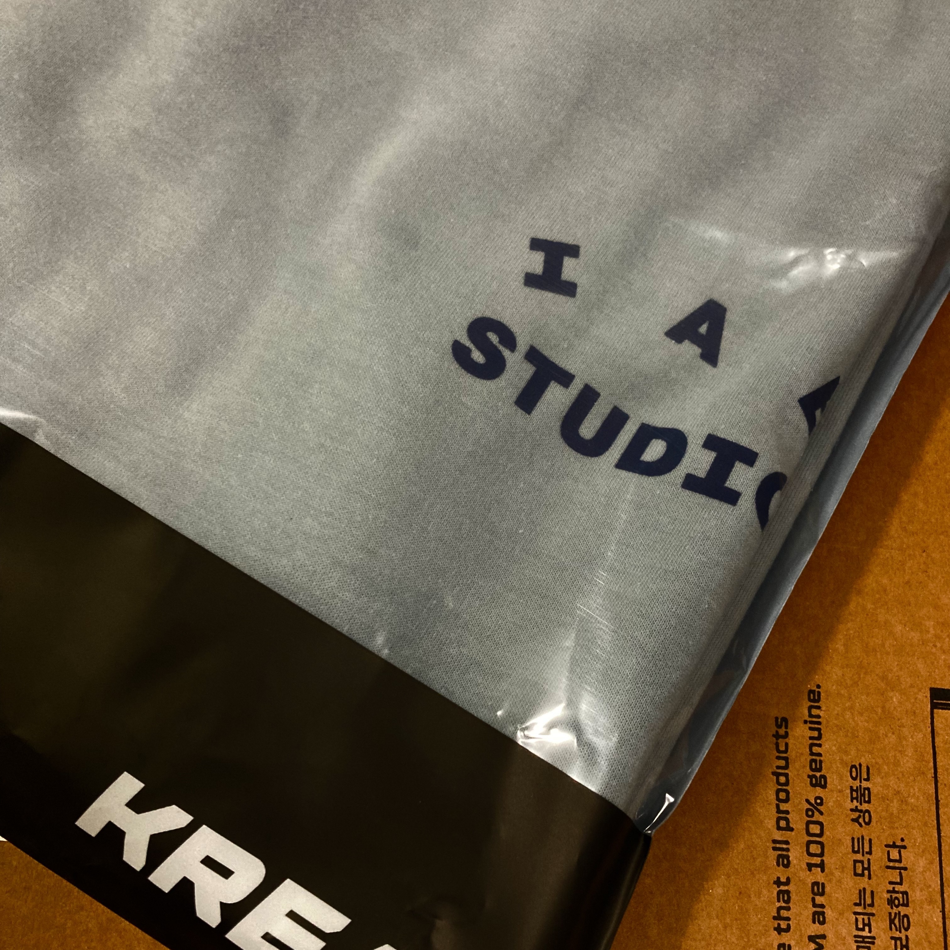 IAB Studio T-Shirt Ash Blue - 21SS 착용 스타일