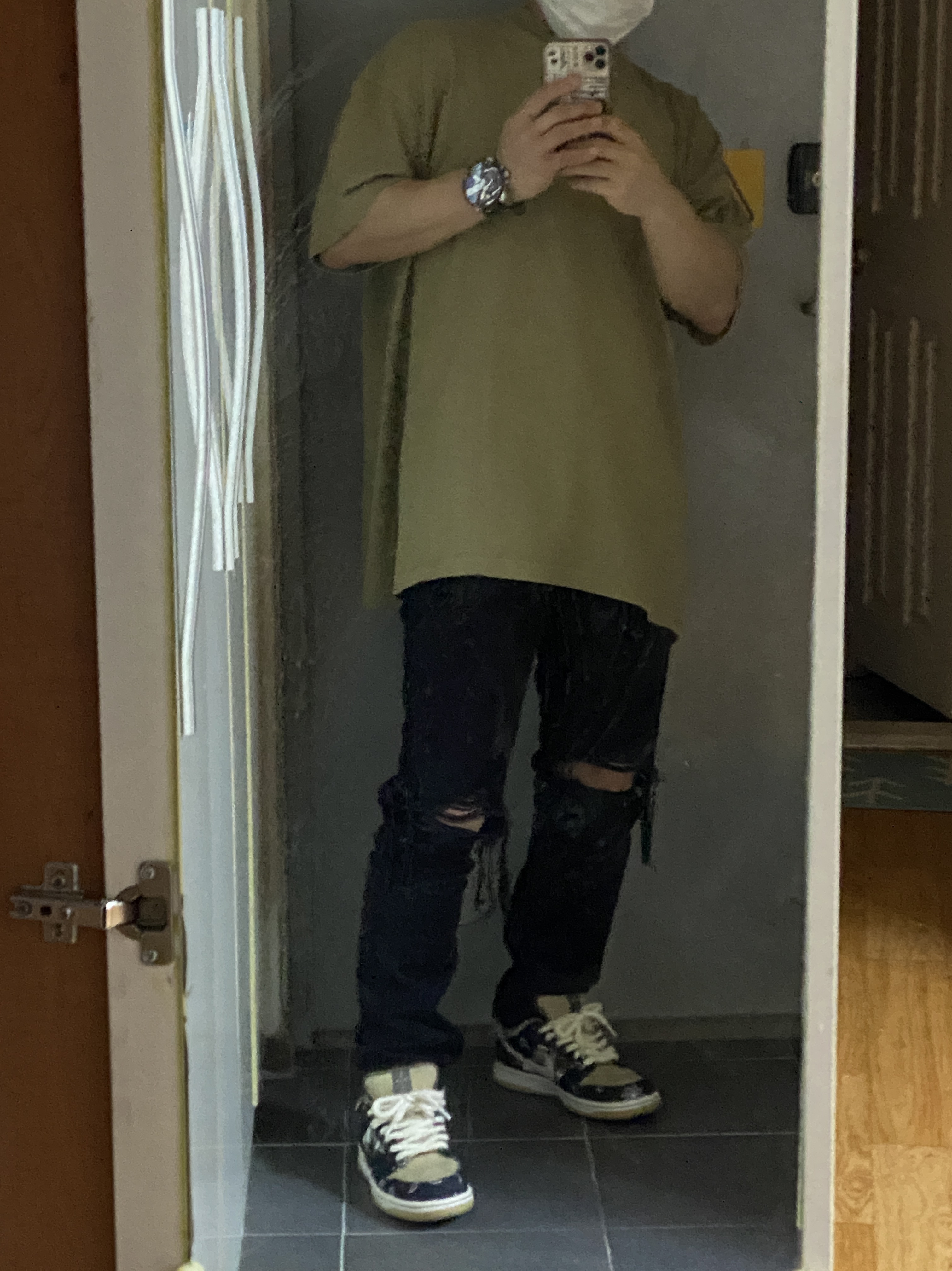 Nike x Travis Scott SB Dunk Low 착용 스타일