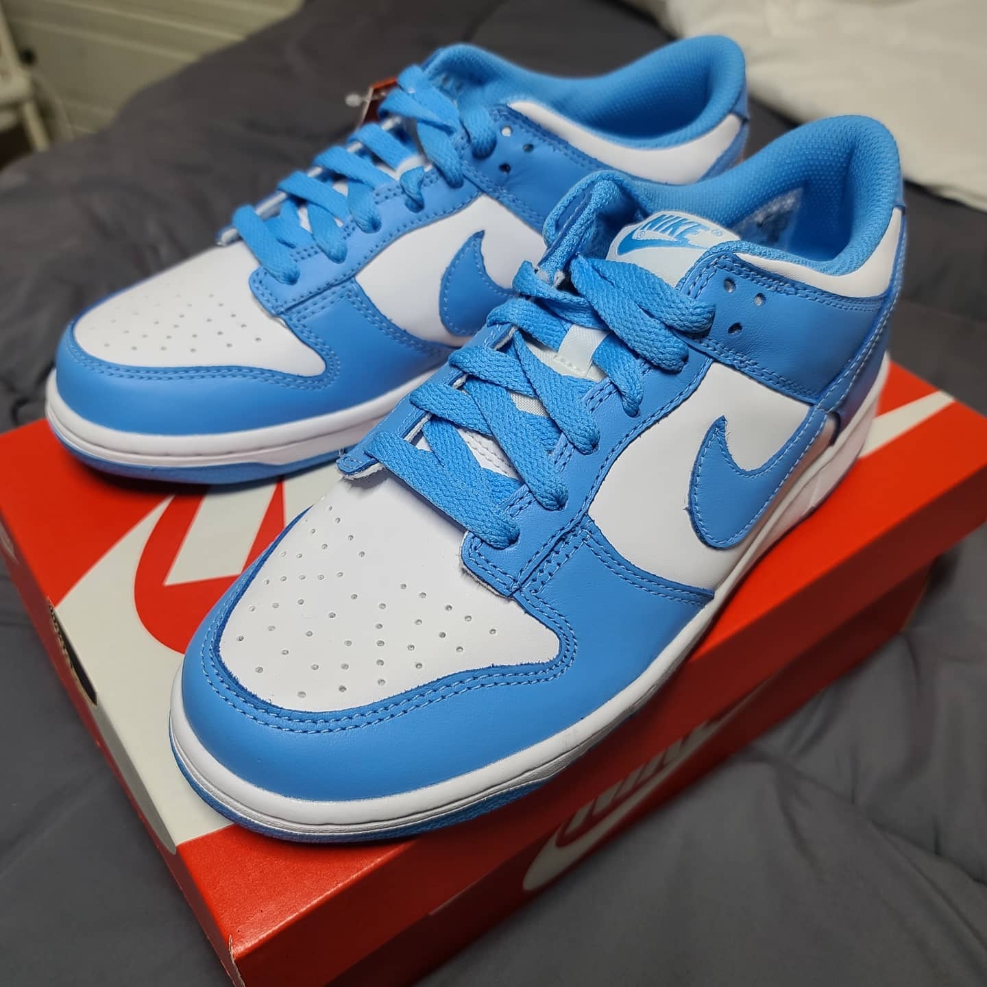 Nike Dunk Low Retro University Blue 착용 스타일