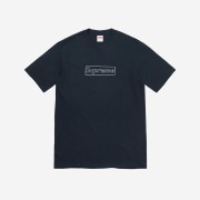 Supreme x Kaws Chalk Logo T-Shirt Navy - 21SS