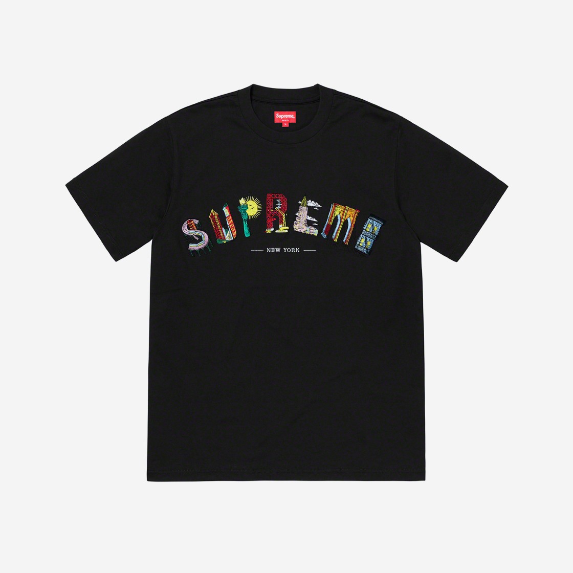 Supreme City Arc T-Shirt Black - 19SS 상세 이미지 1