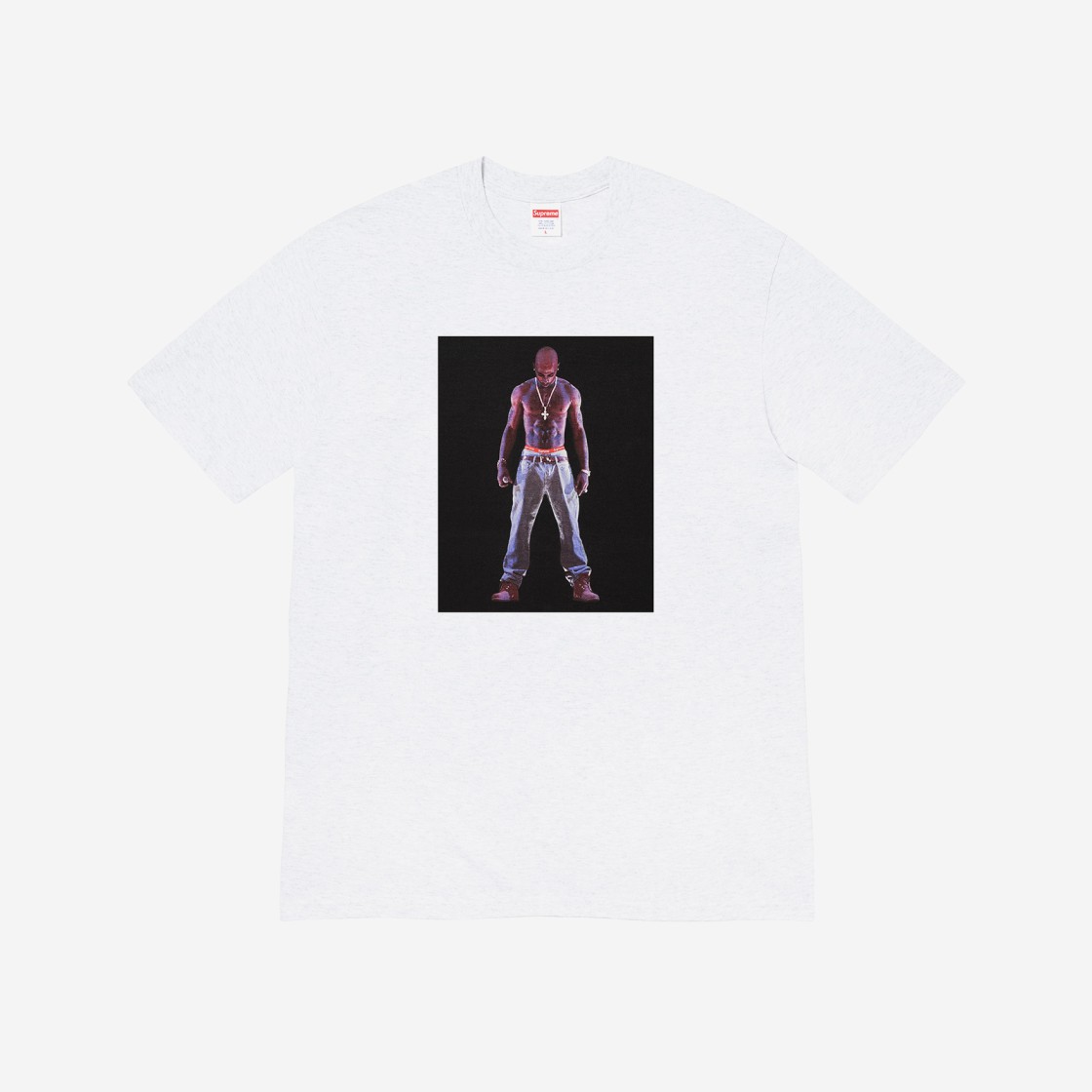 Supreme Tupac Hologram T-Shirt Ash Grey - 20SS 상세 이미지 1