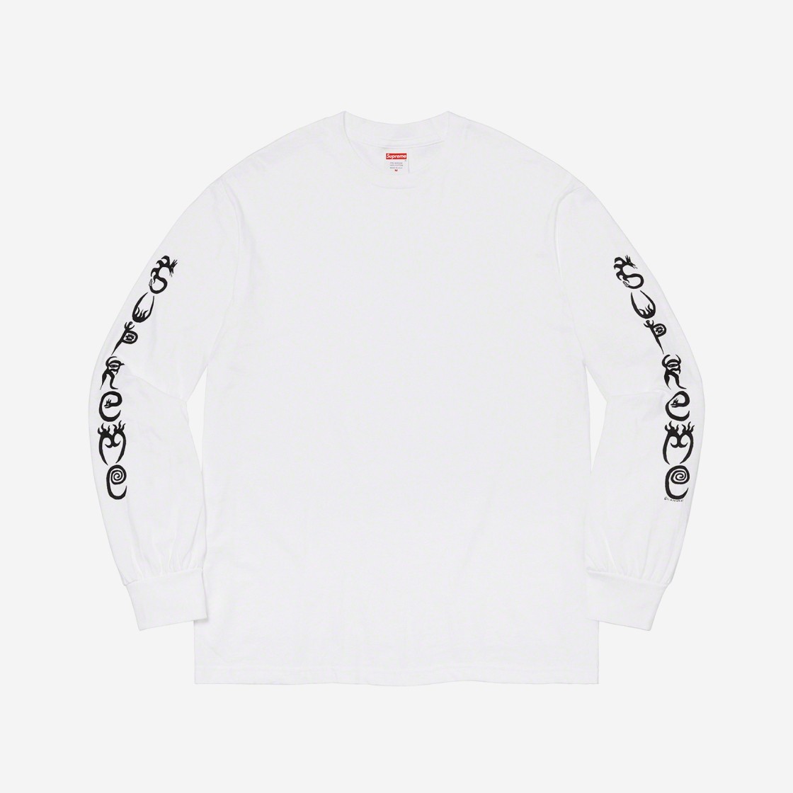 Supreme x Clayton Patterson Lightning L/S T-Shirt White - 21SS 상세 이미지 2