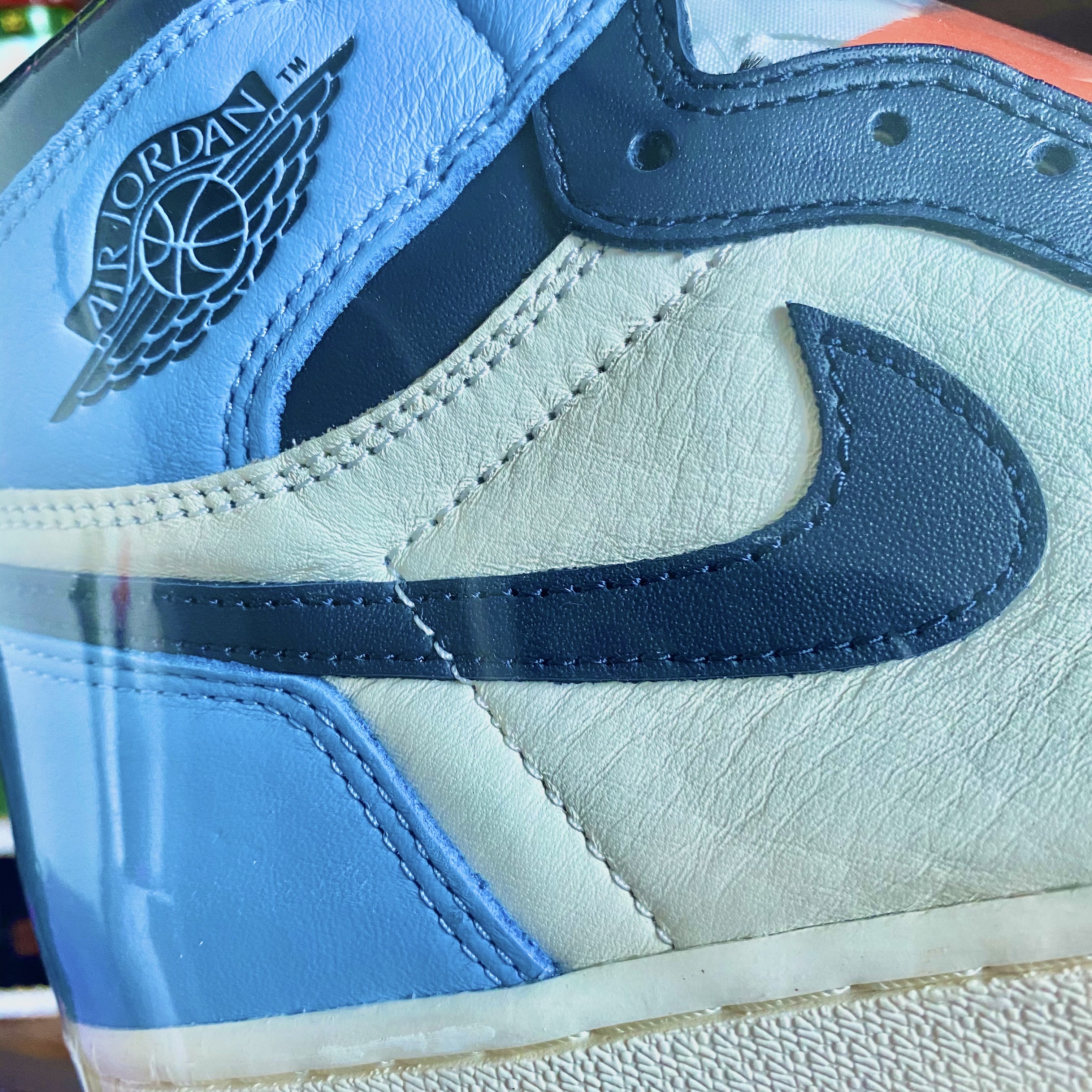 Jordan 1 Retro High Obsidian UNC 착용 스타일