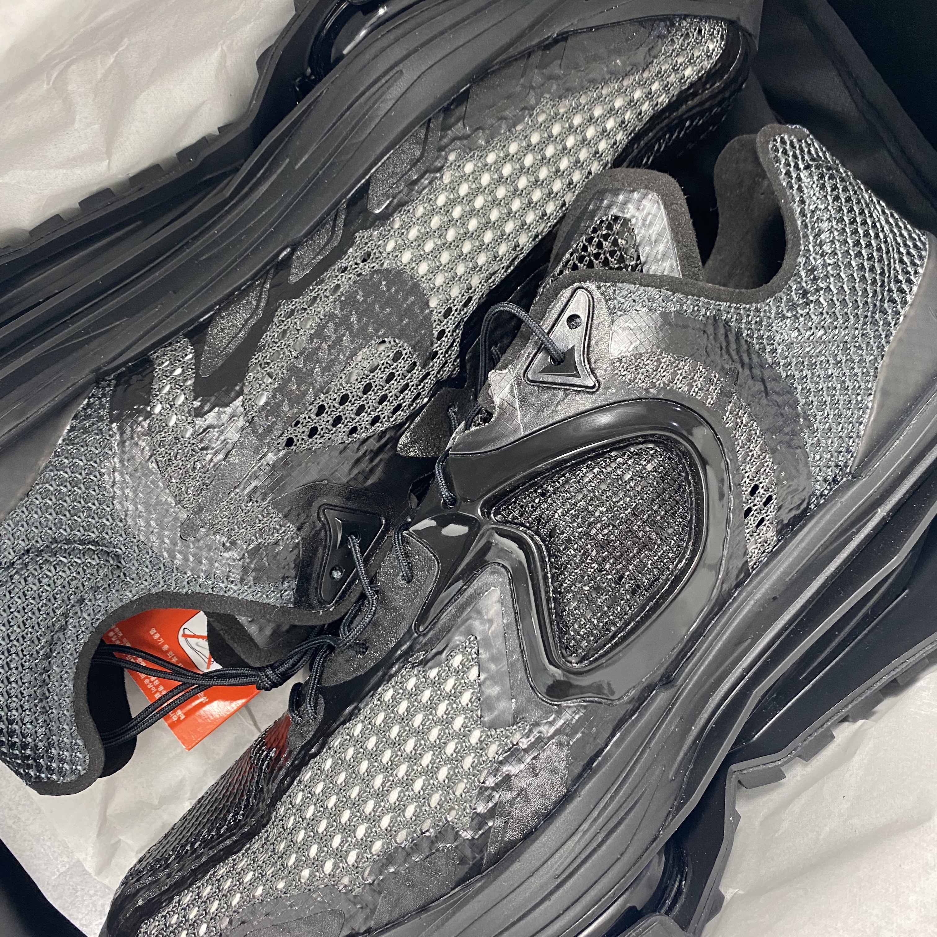 Nike x Matthew M Williams Zoom 004 Triple Black 착용 스타일