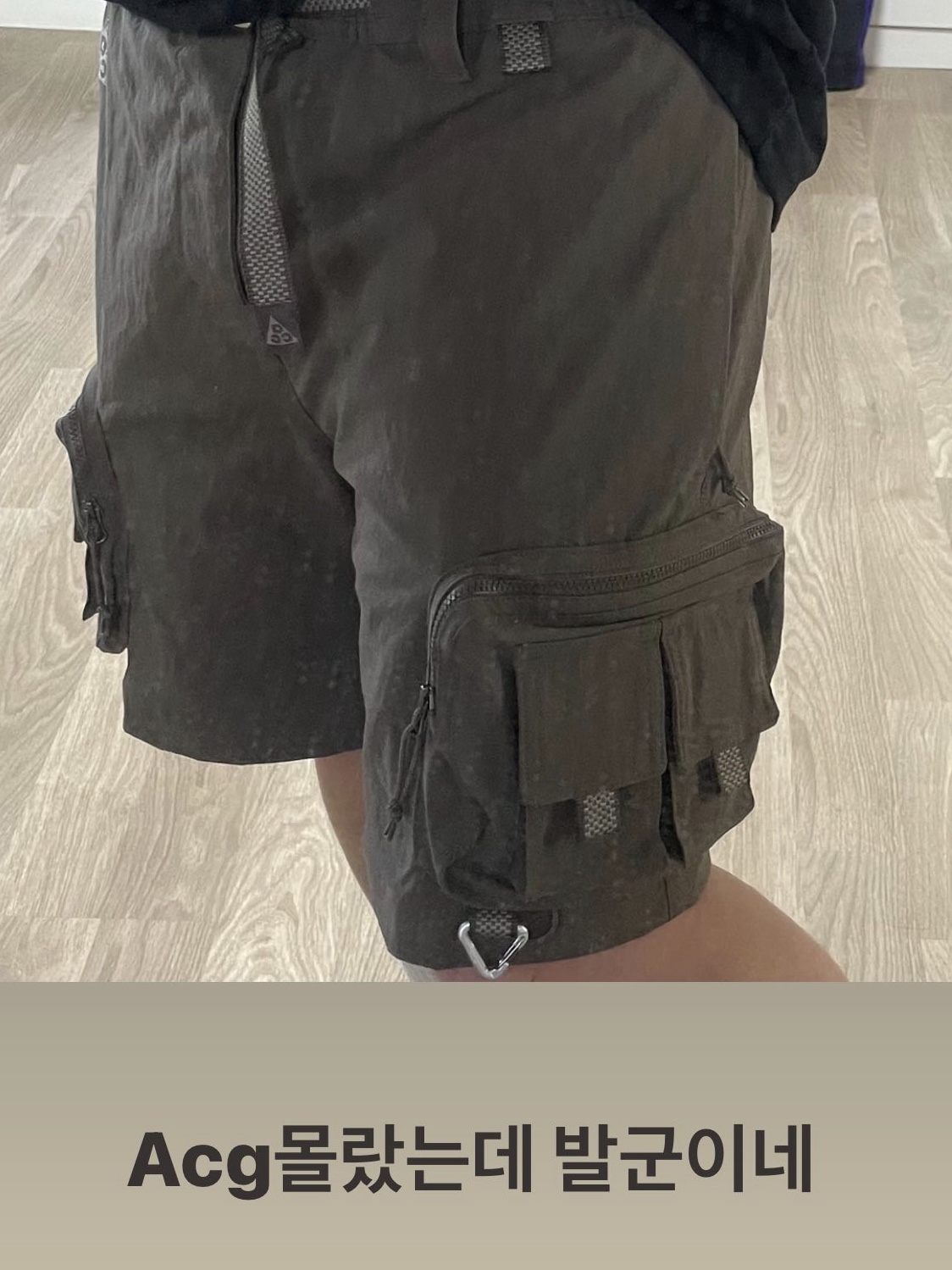 Nike ACG Cargo Shorts Ironstone - Asia 착용 스타일 - 2
