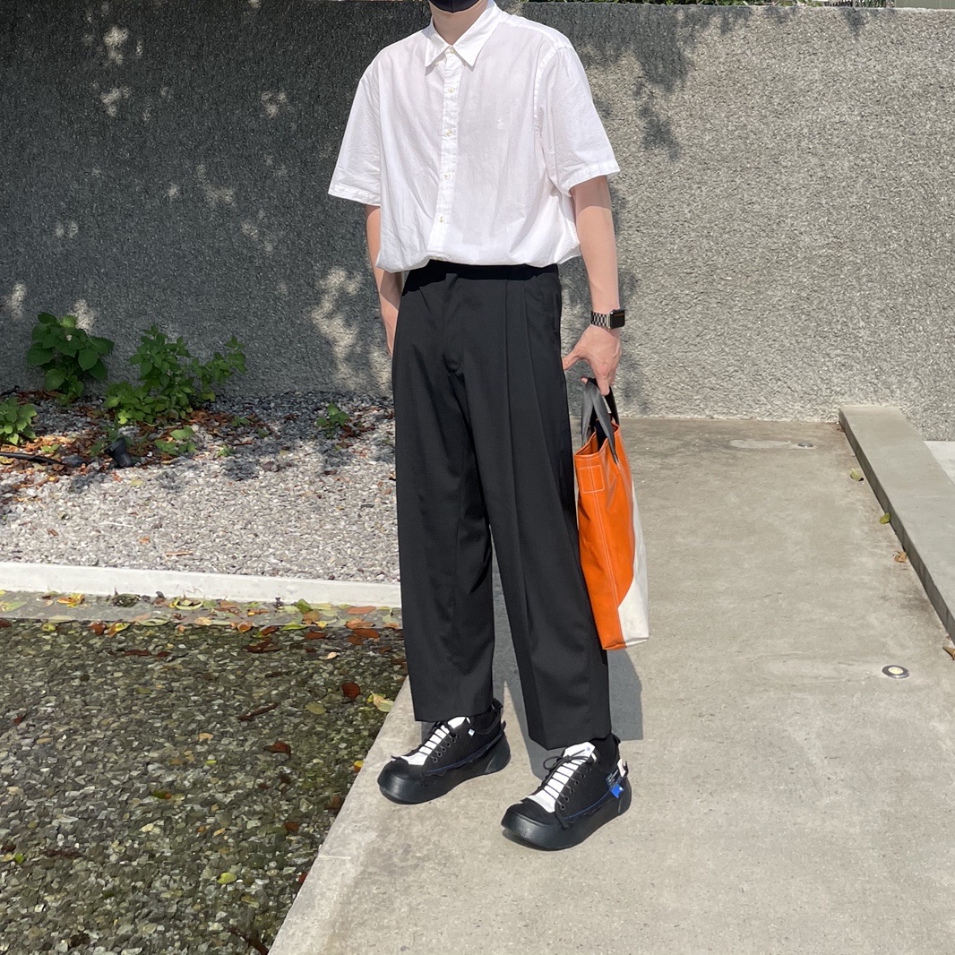 Camper x Ader Error Proto-111-S Cinder Basic Sneakers Black, (W) Camper x Ader Error Proto-111-S Cinder Basic Sneakers Black 착용 스타일